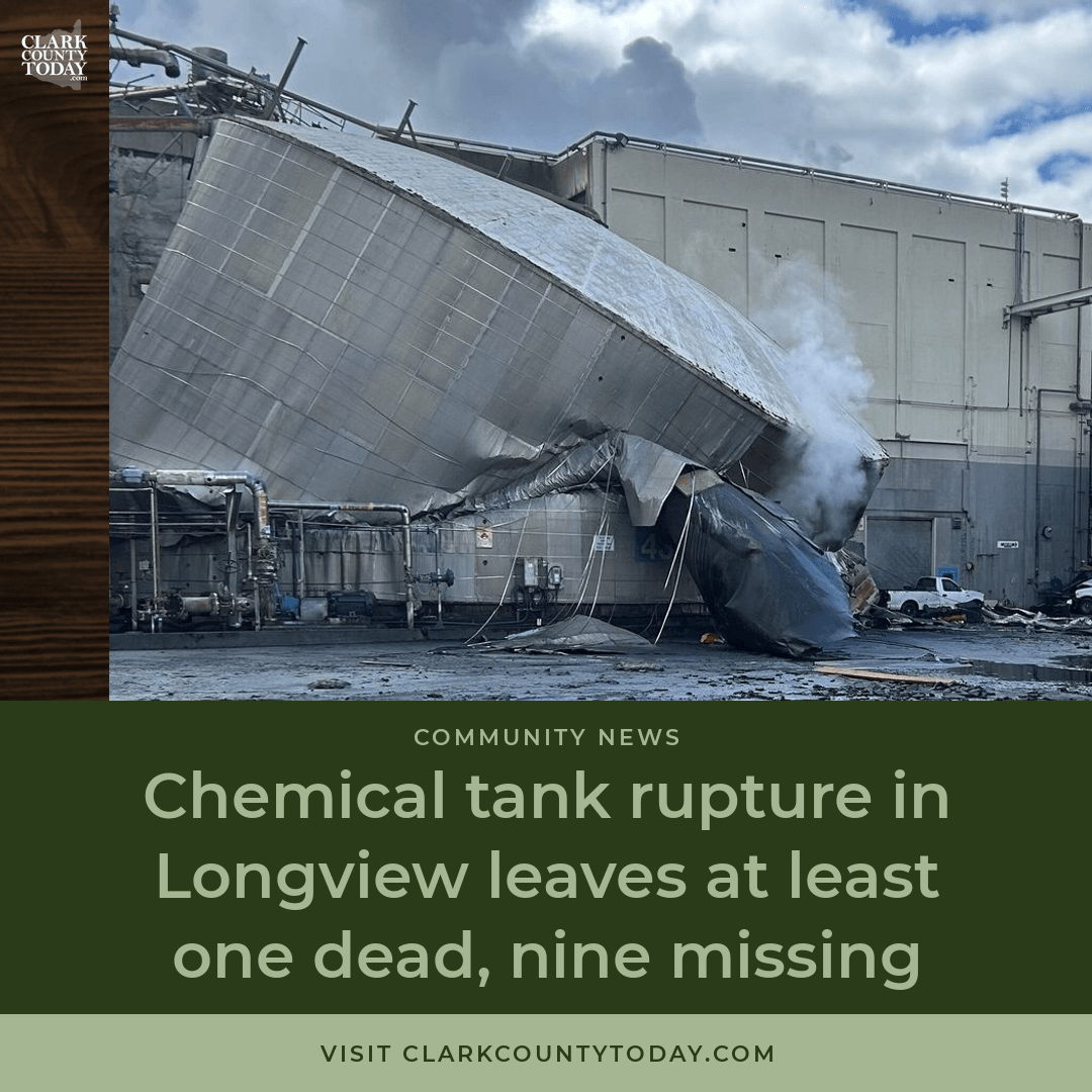 Chemical Tank Rupture Kills at Least One at Longview Mill
