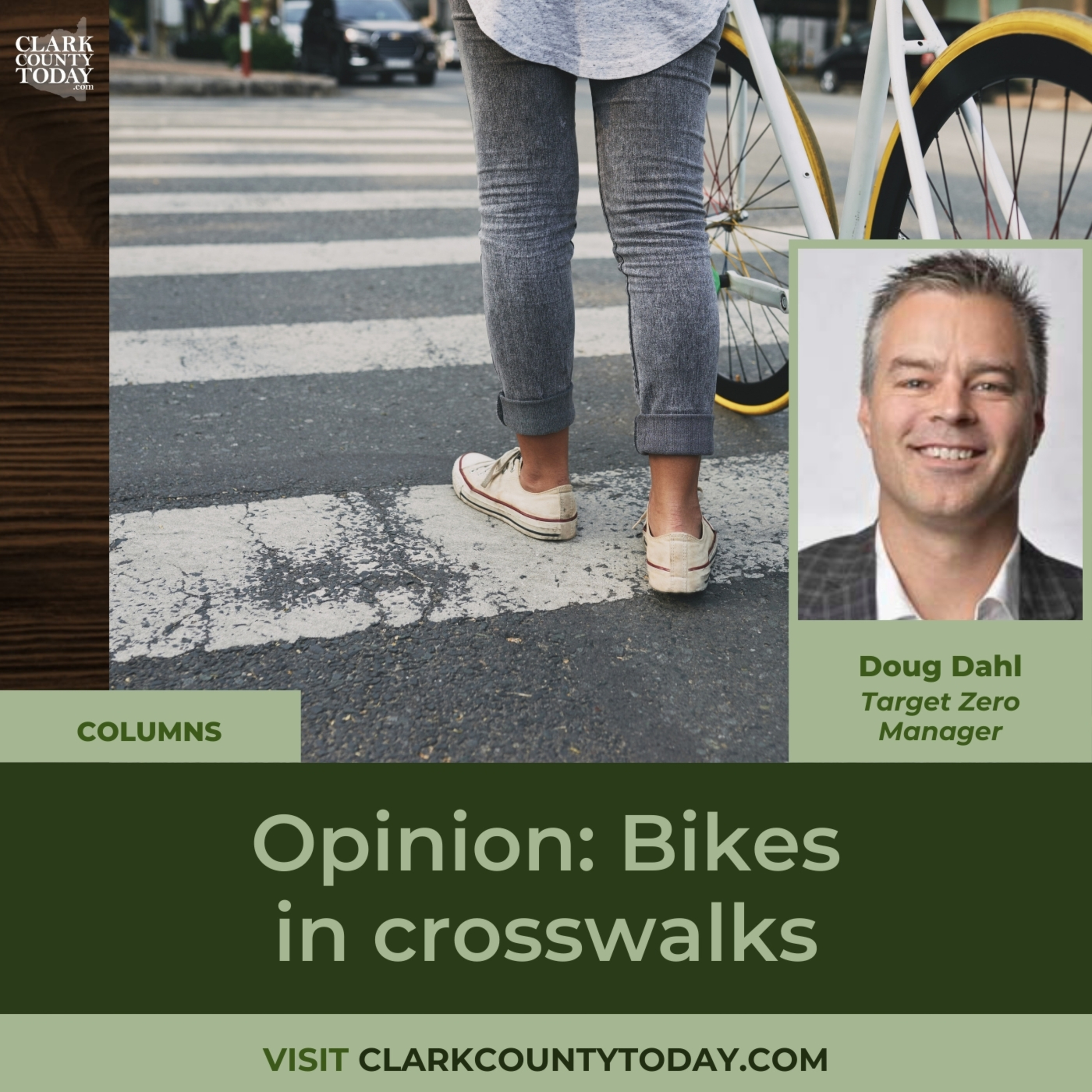 Opinion: Bikes in crosswalks episode artwork
