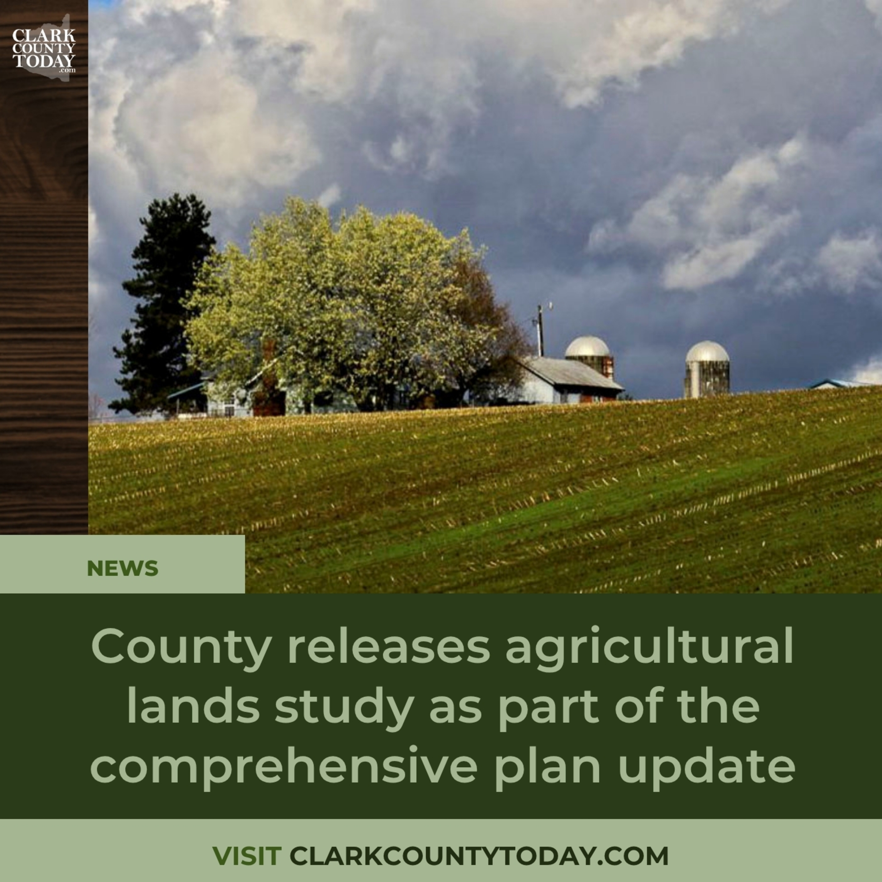 County releases agricultural lands study as part of the comprehensive plan update