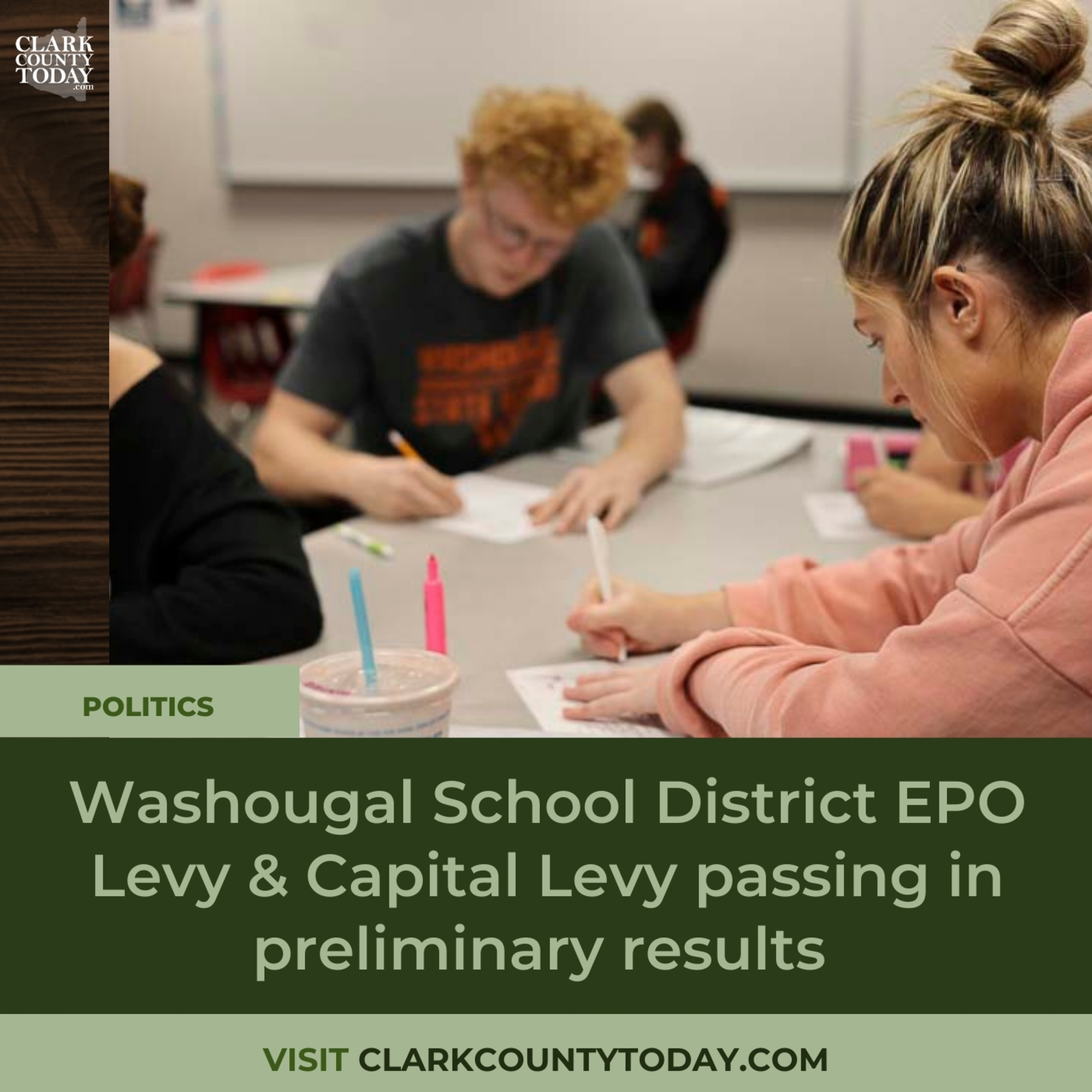 Washougal School District EPO Levy & Capital Levy passing in preliminary results episode artwork