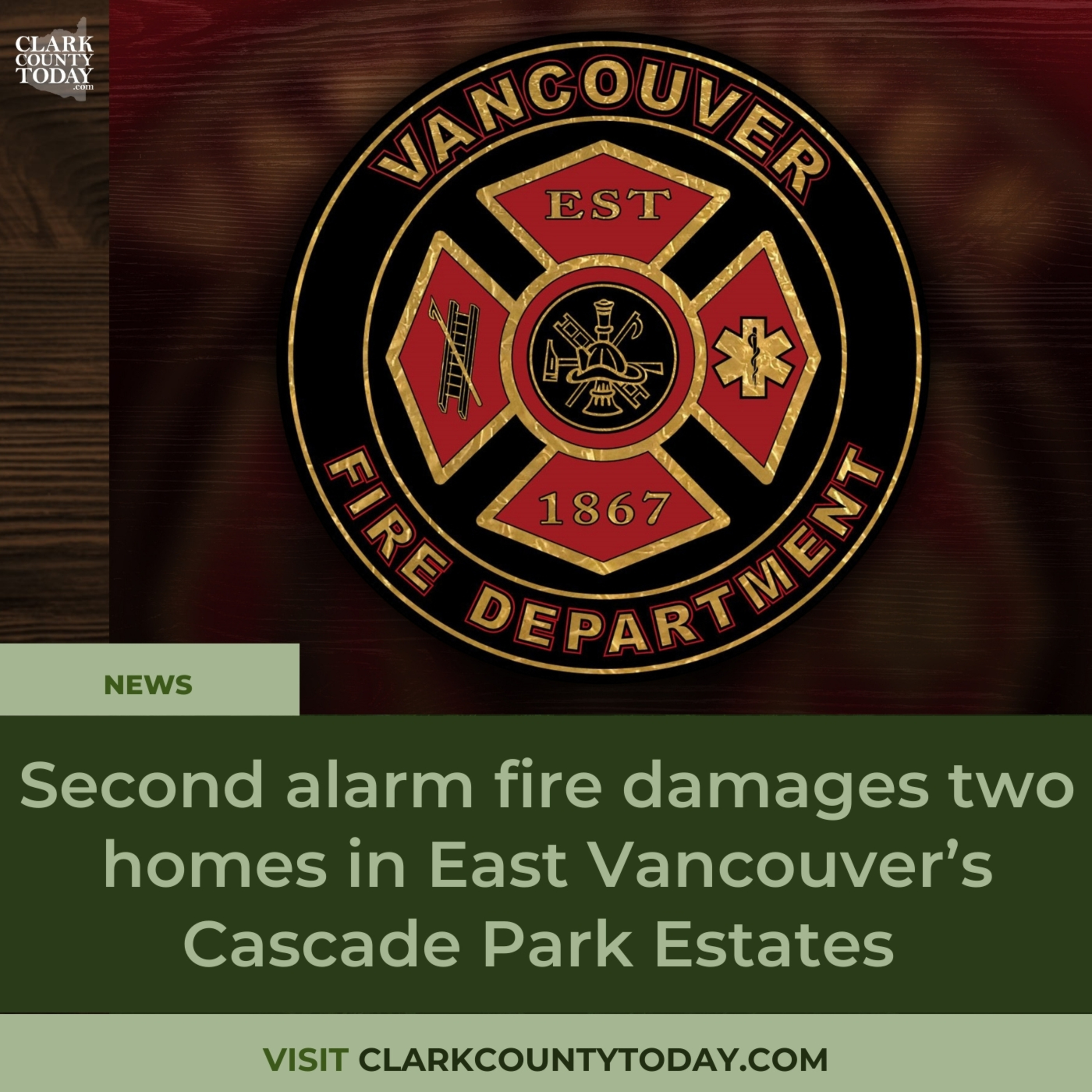 Vancouver blaze prompts second alarm, damages two Cascade Park Estates homes episode artwork