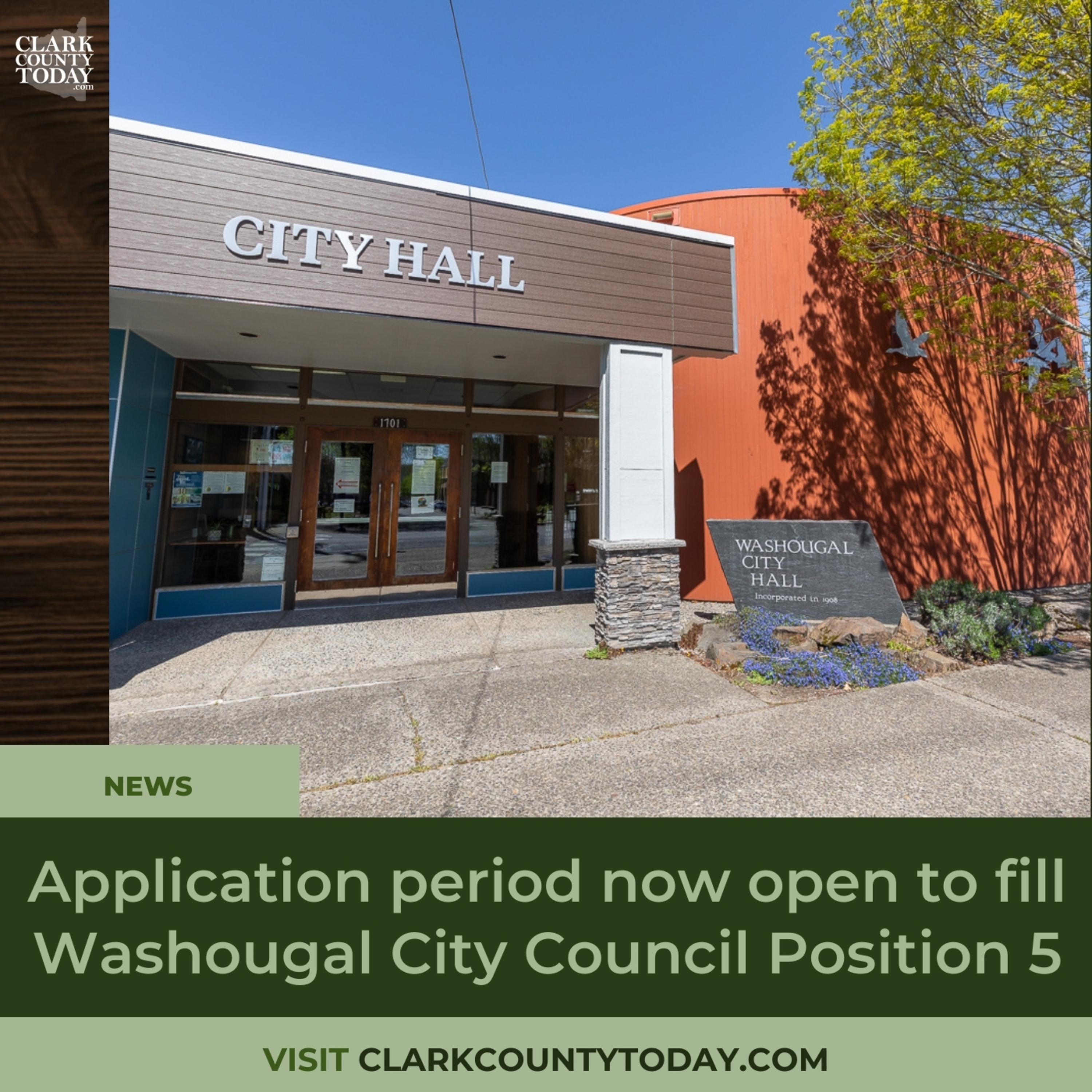 Application period now open to fill Washougal City Council Position 5 episode artwork