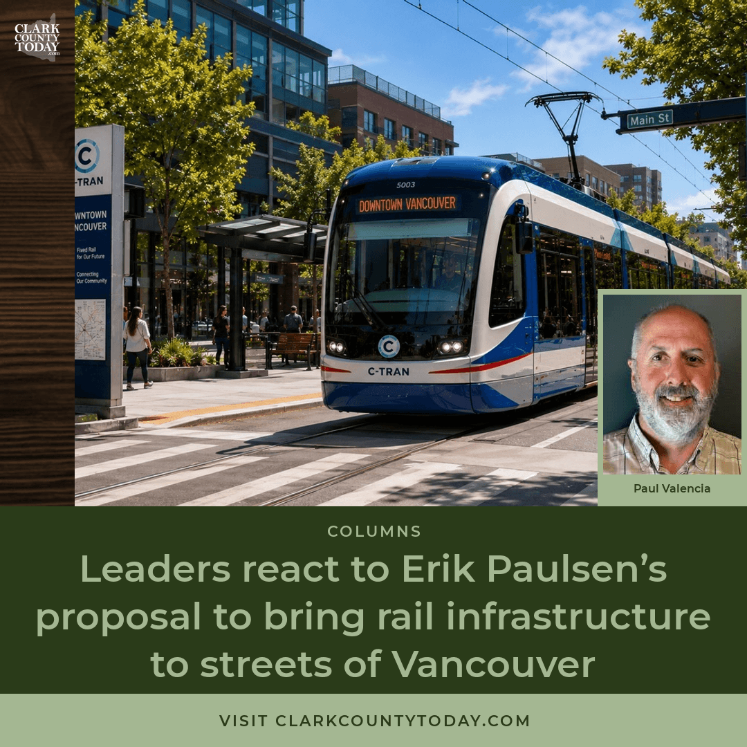 Rail in Vancouver? C-TRAN Leaders Push Back on Paulsen