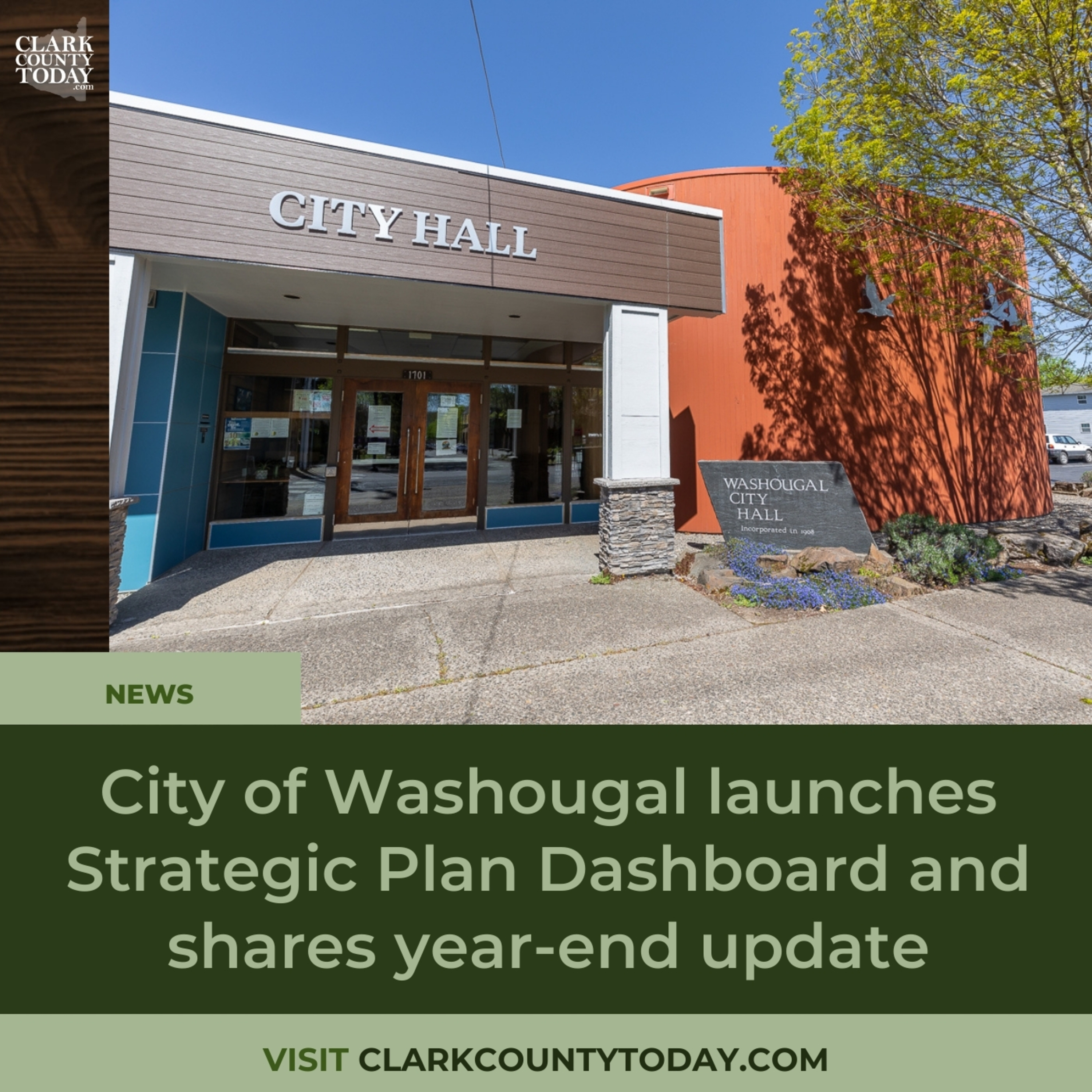City of Washougal launches Strategic Plan Dashboard and shares year-end update episode artwork
