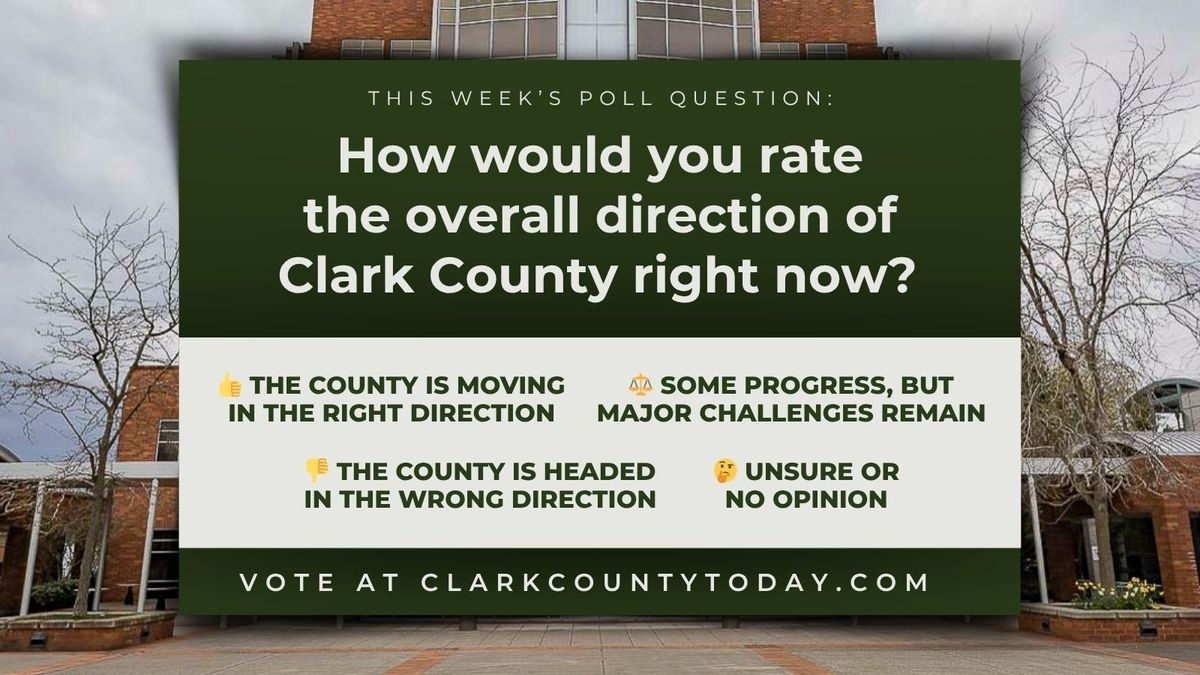 POLL: How would you rate the overall direction of Clark County right now?