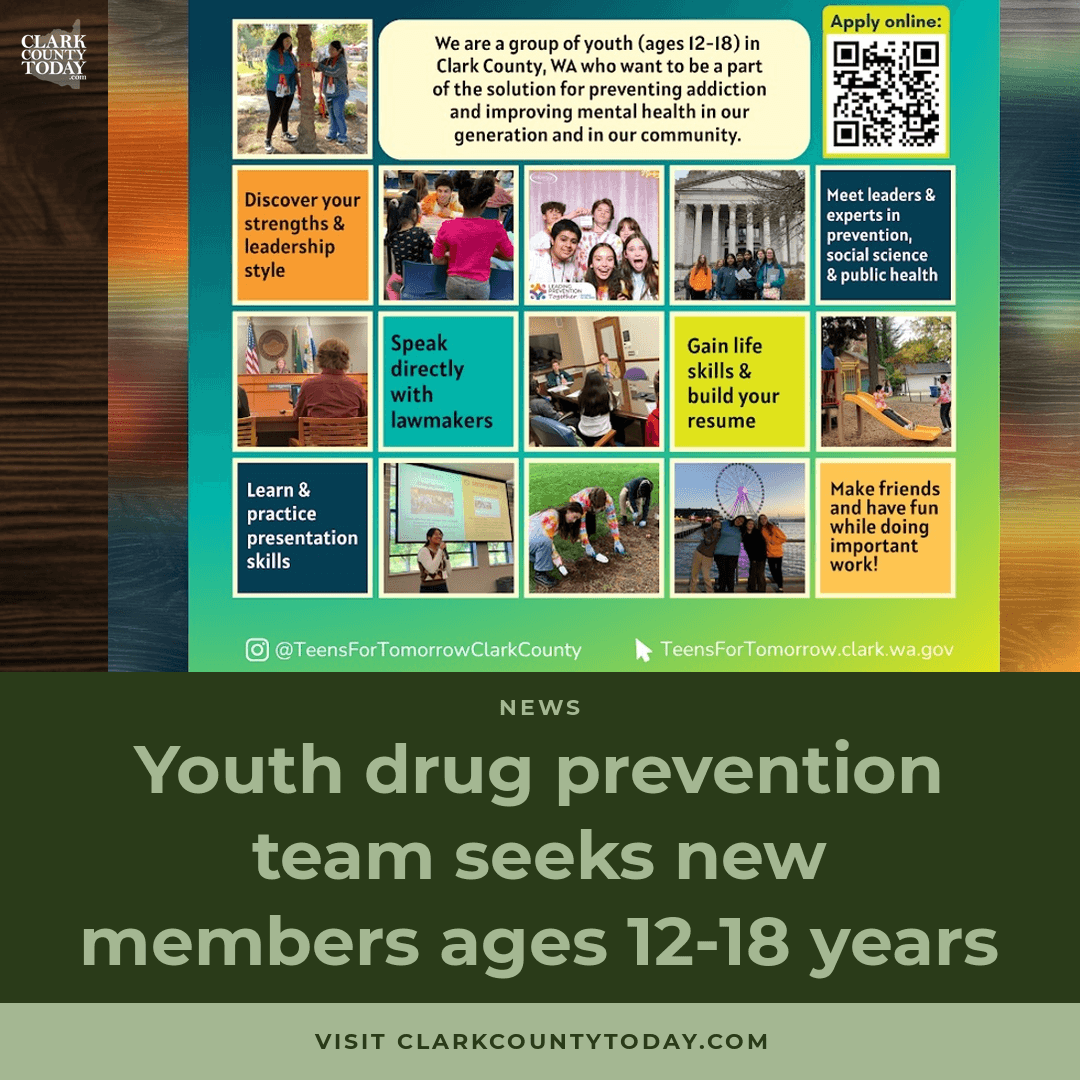 Teens For Tomorrow Recruits Youth Drug Prevention Leaders