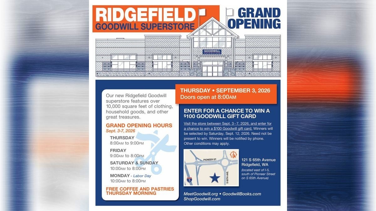 New Goodwill Superstore and Community Training Center to bring job and learning opportunities to Ridgefield