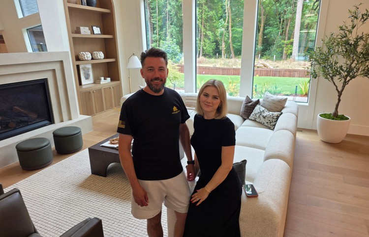 Oleg and Alina Shtanhei of Pacific Coast Homes said they are proud to be part of this year’s GRO Parade of Homes. They said it brings them peace knowing a family will make memories in a home they designed and built