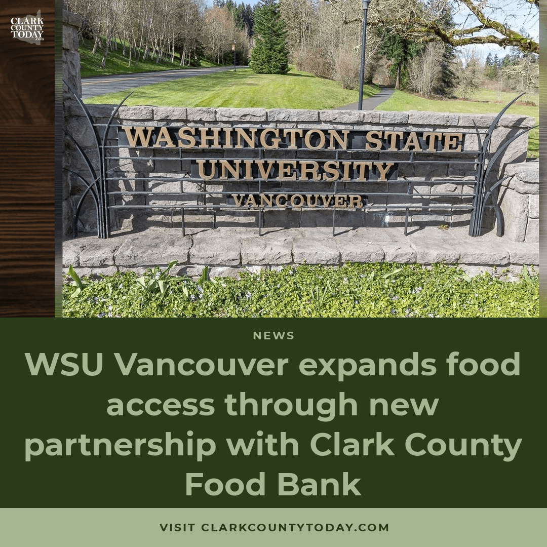 Audio artwork for “WSU Vancouver Joins Clark County Food Bank Network”