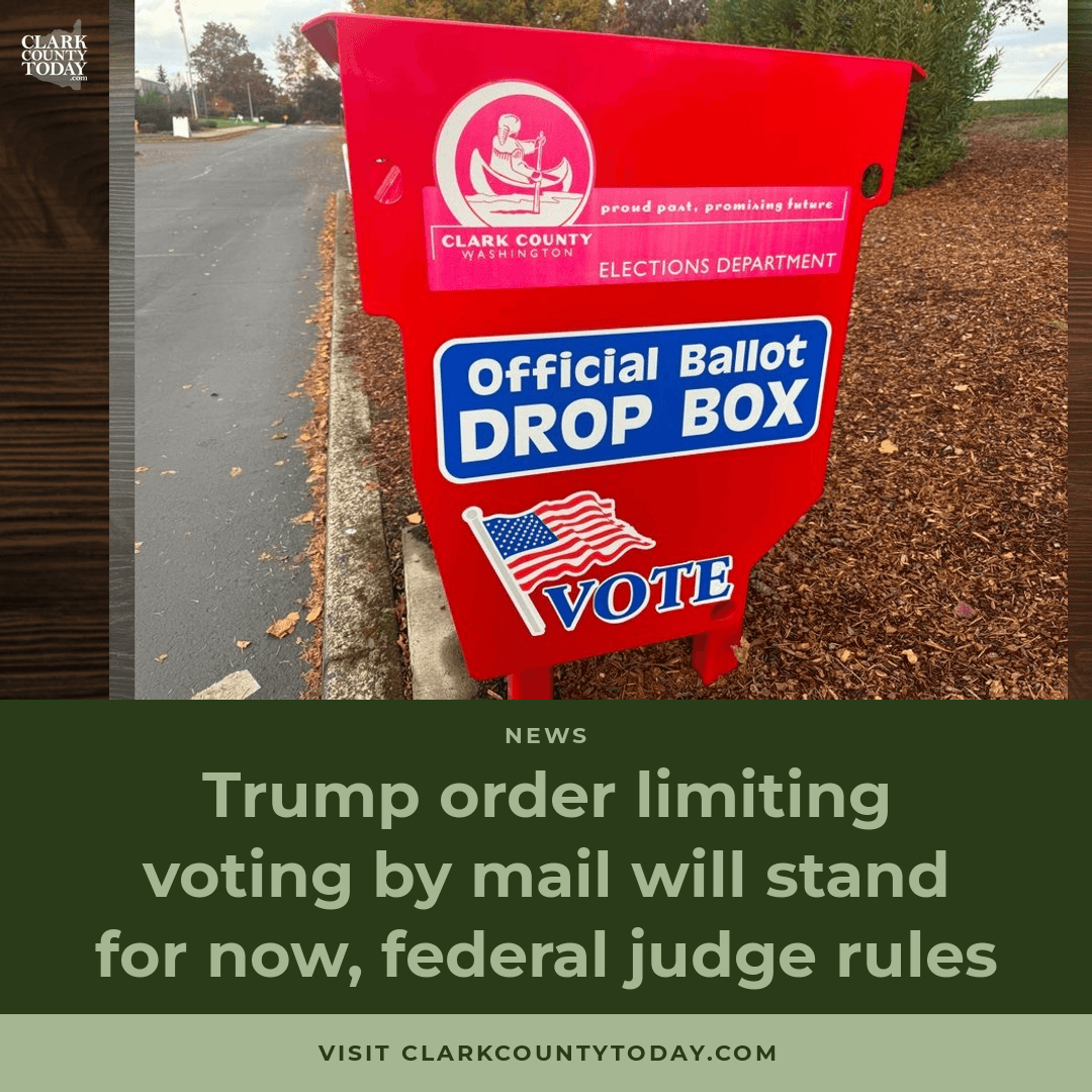Trump Mail Voting Order Survives First Court Challenge