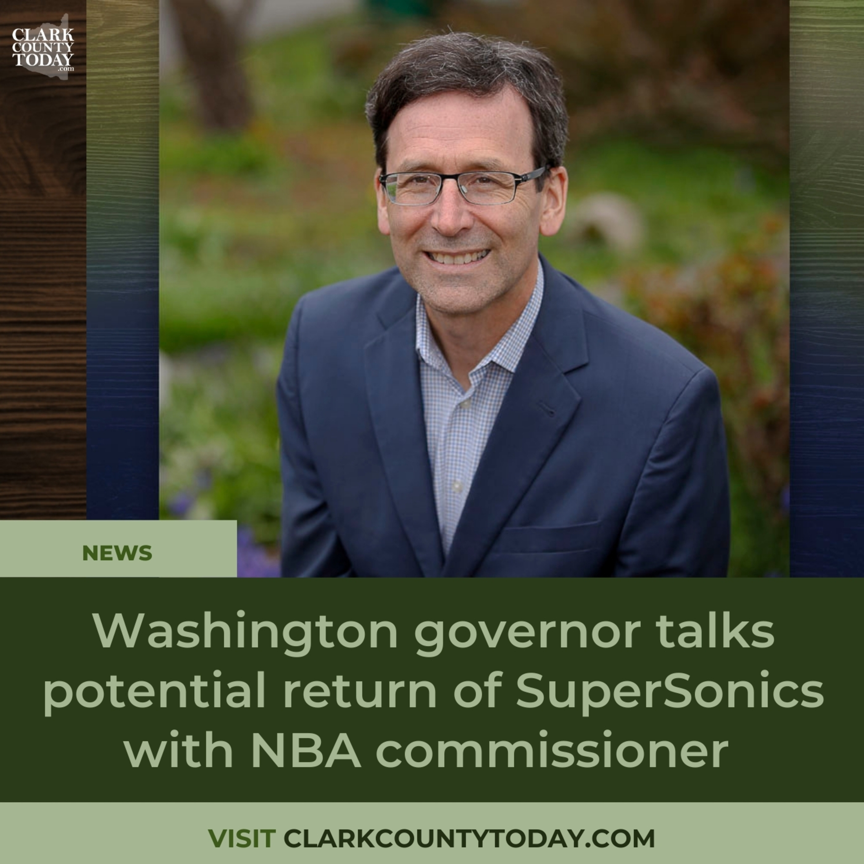 Washington governor talks potential return of SuperSonics with NBA commissioner episode artwork