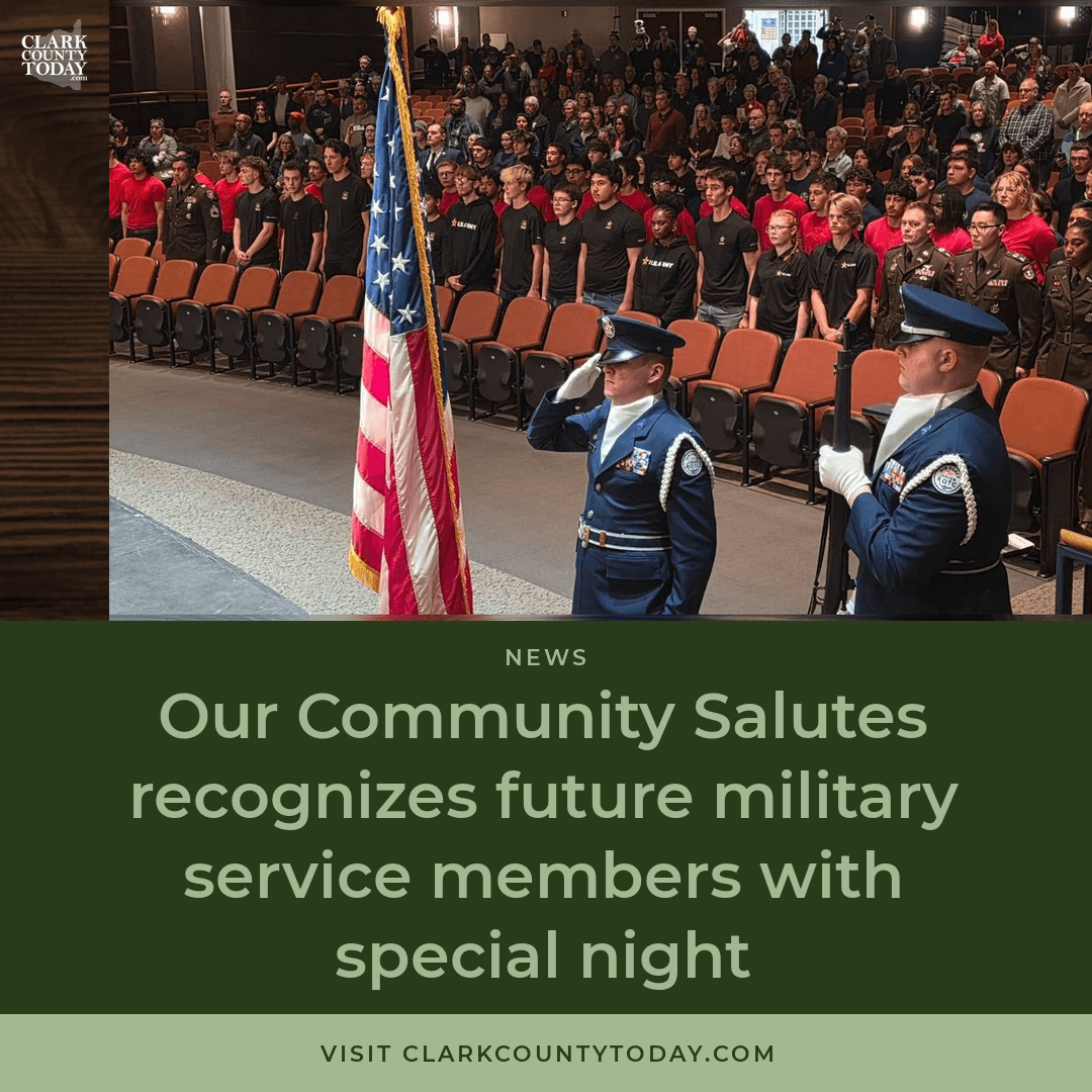 Our Community Salutes honors future military service members