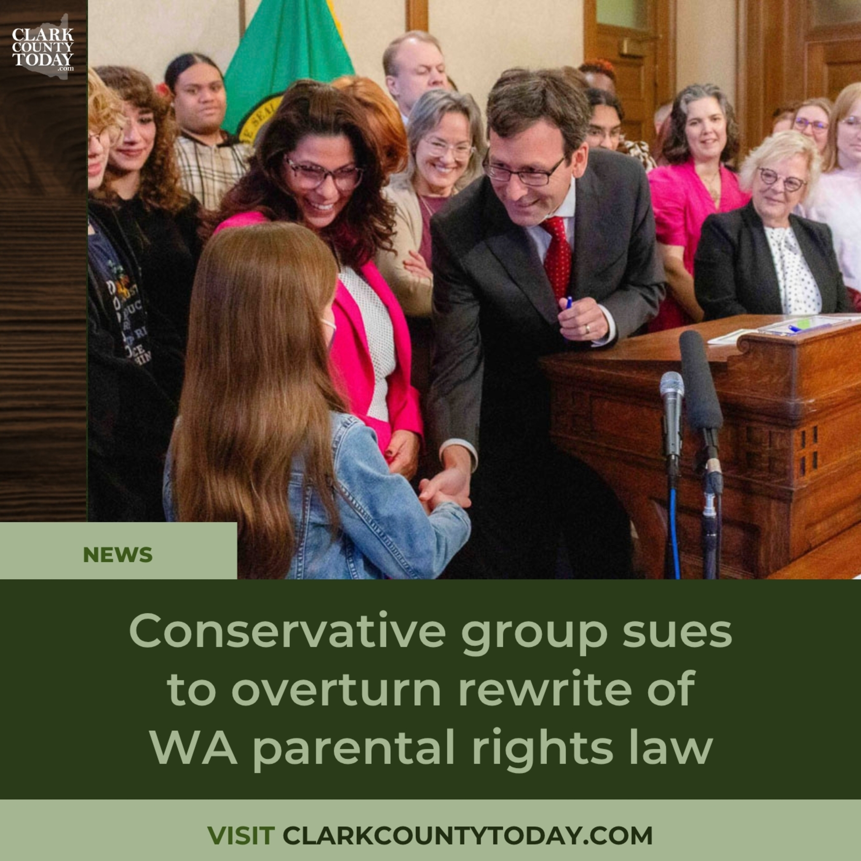 Conservative group sues to overturn rewrite of WA parental rights law