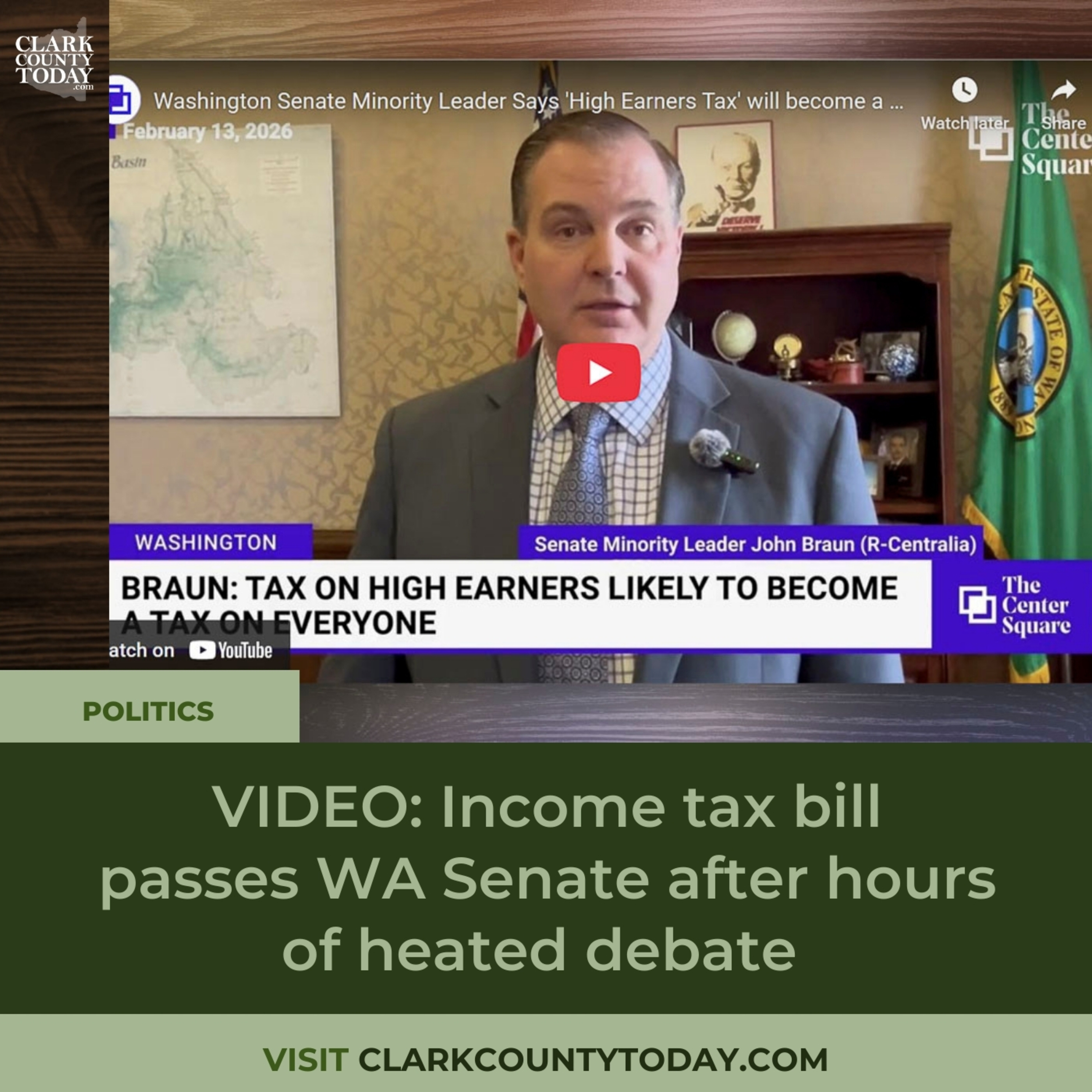 VIDEO: Income tax bill passes WA Senate after hours of heated debate episode artwork