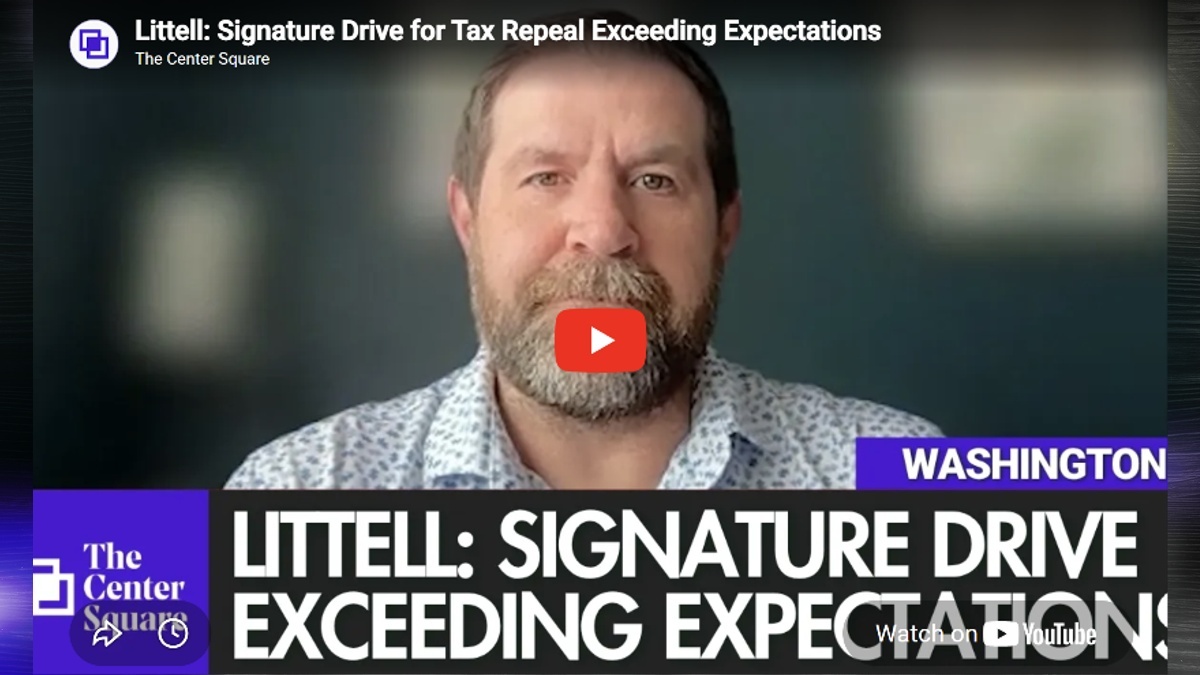 VIDEO: Petition campaign to repeal Washington income tax may break records