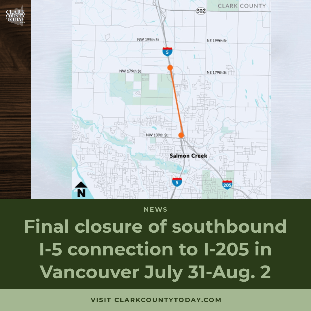 I-5 to I-205 Ramp Closes July 31 in Vancouver episode artwork