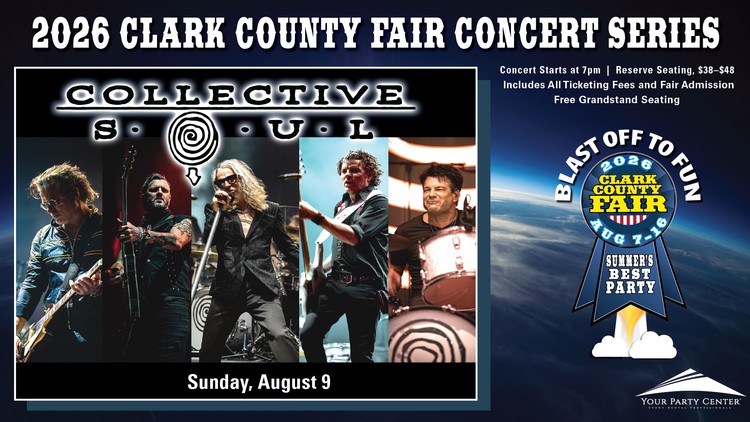 GRAMMY-nominated Midland, I Love The '90s Tour, and Collective Soul headline the 2026 Clark County Fair concert series.