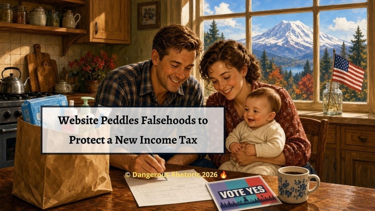 Opinion: Website peddles falsehoods to protect a new income tax
