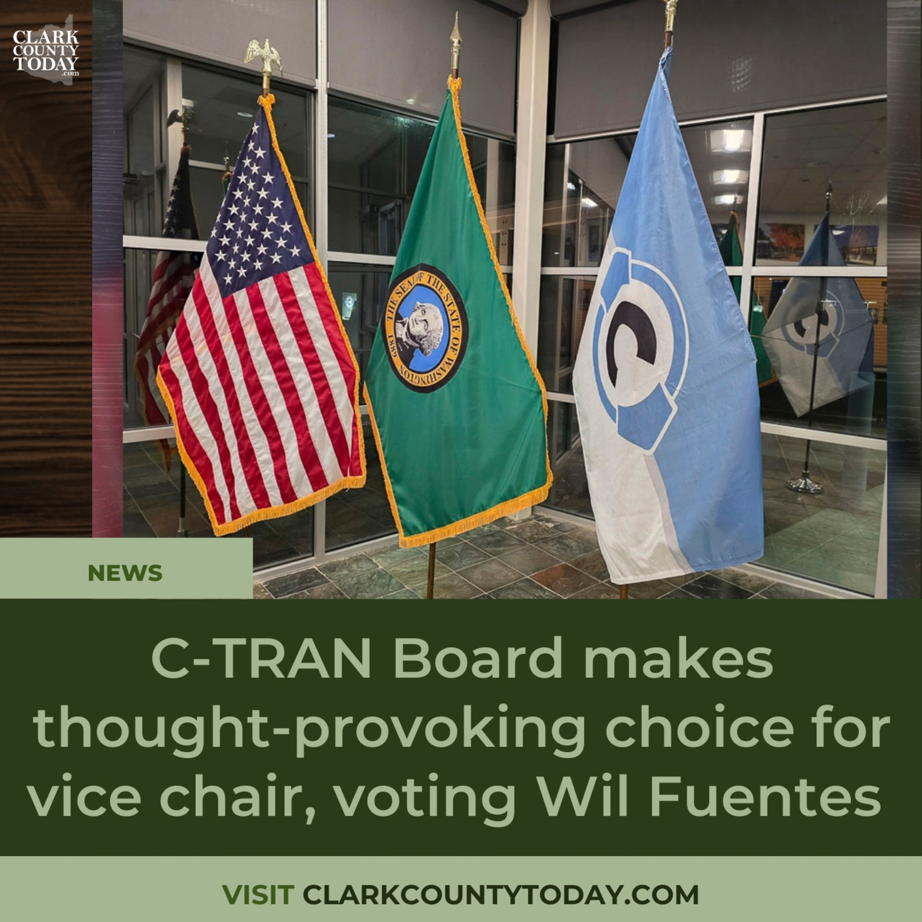 C-TRAN Board makes thought-provoking choice for vice chair, voting Wil Fuentes episode artwork
