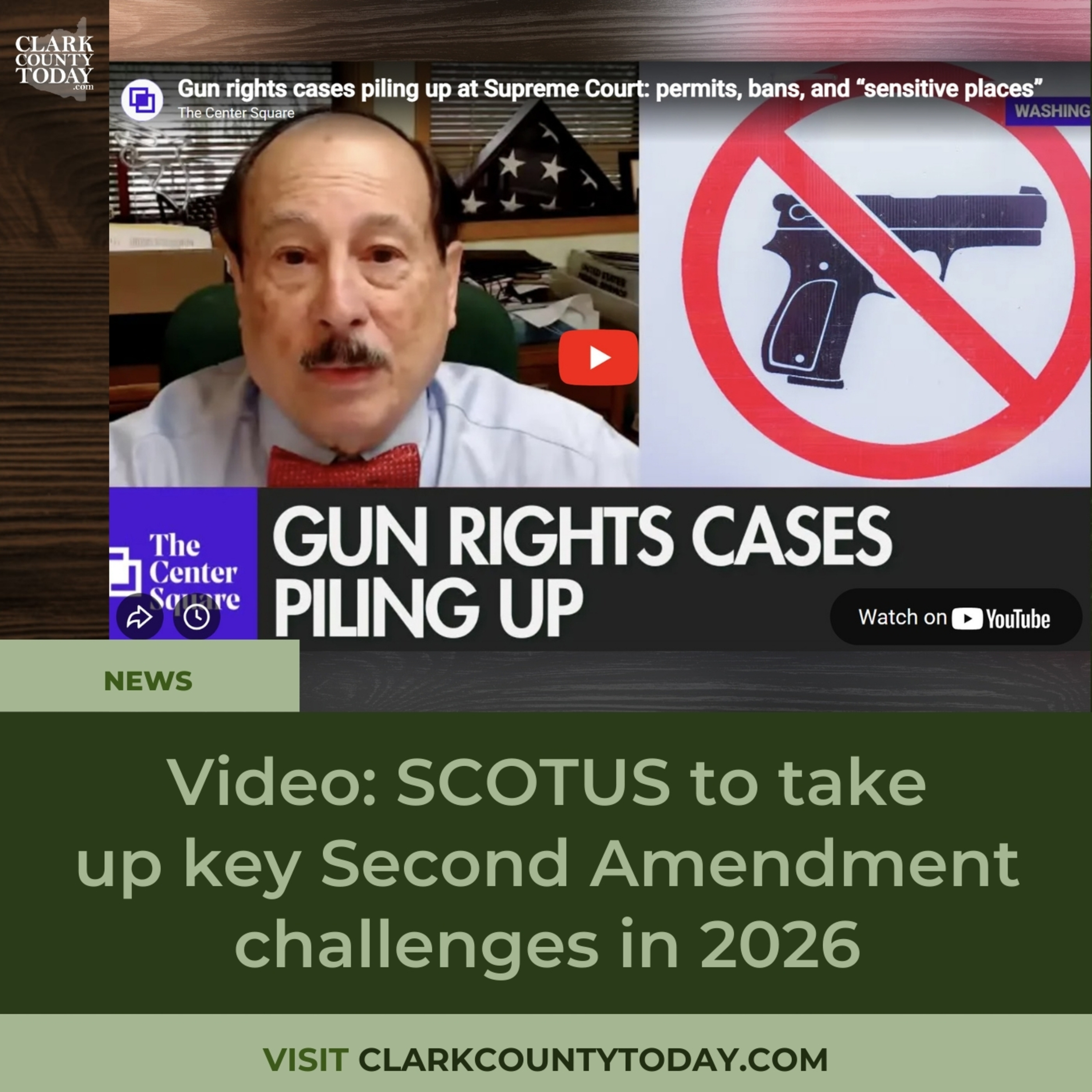 Video: SCOTUS to take up key Second Amendment challenges in 2026 episode artwork