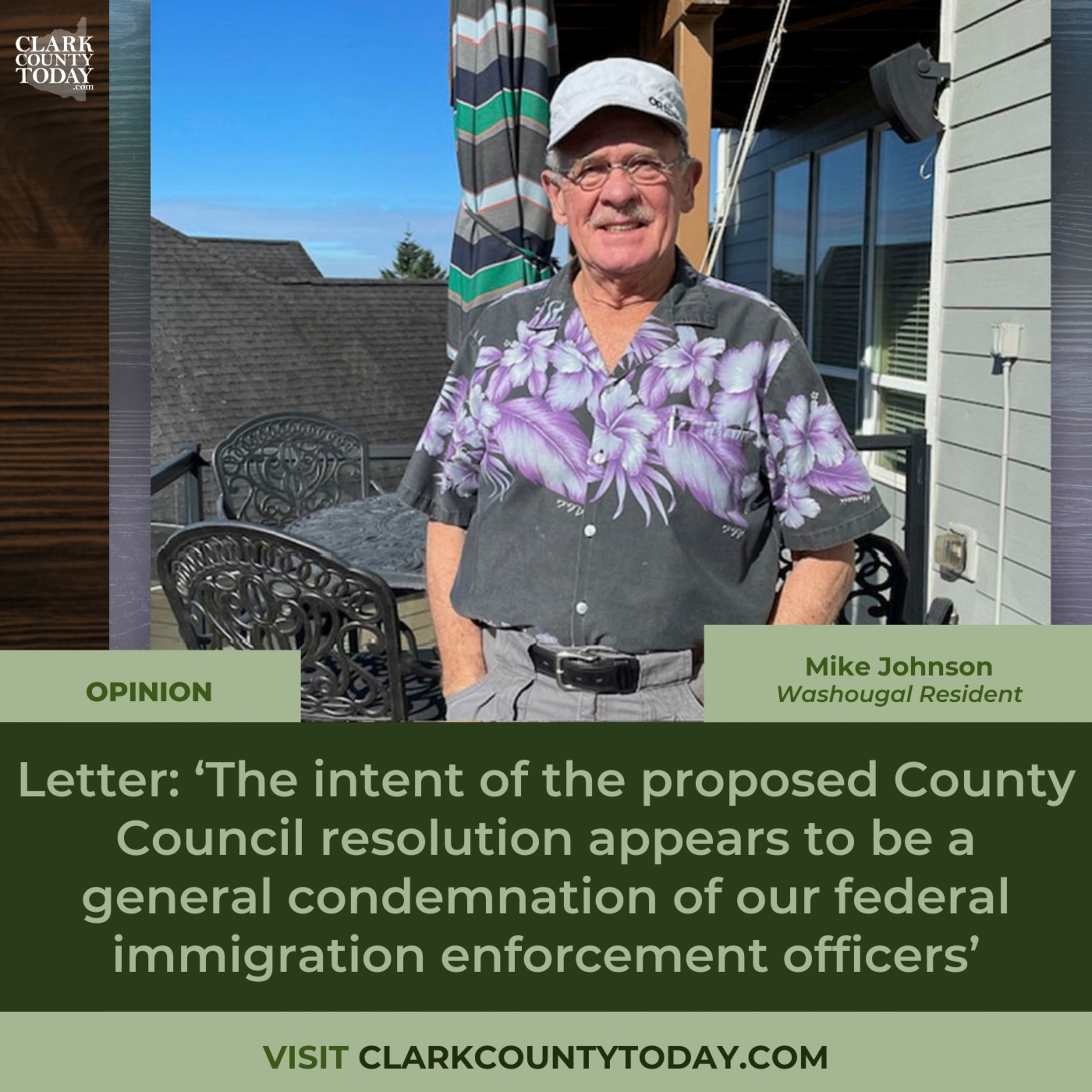Letter: ‘The intent of the proposed County Council resolution appears to be a general condemnation of our federal immigration enforcement officers’ episode artwork