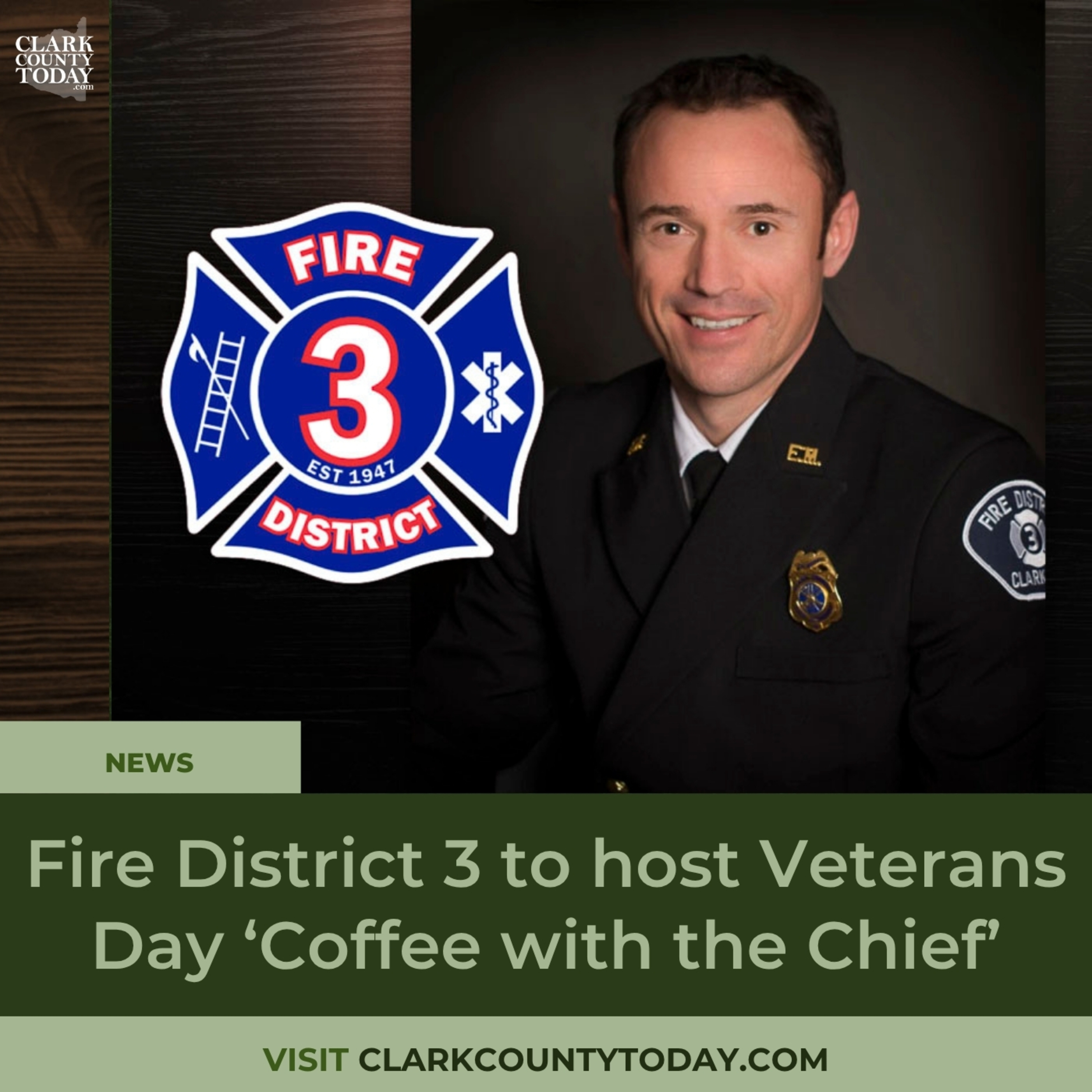 Fire District 3 to host Veterans Day ‘Coffee with the Chief’