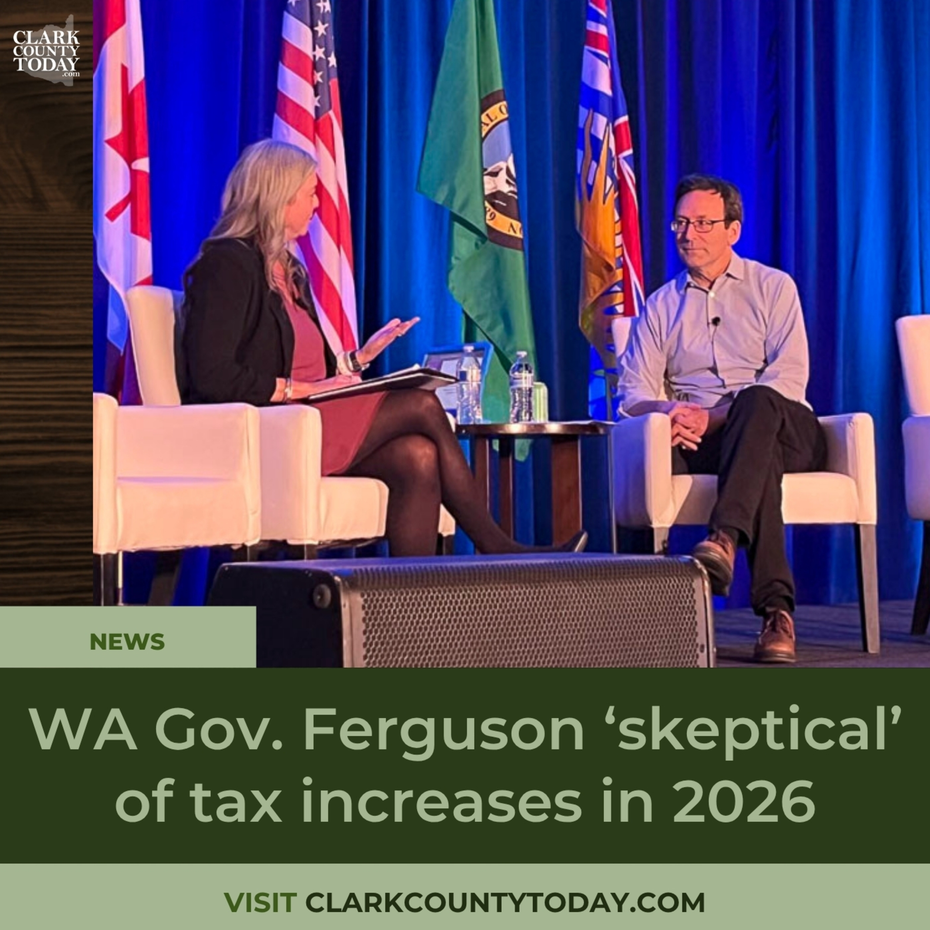 WA Gov. Ferguson ‘skeptical’ of tax increases in 2026