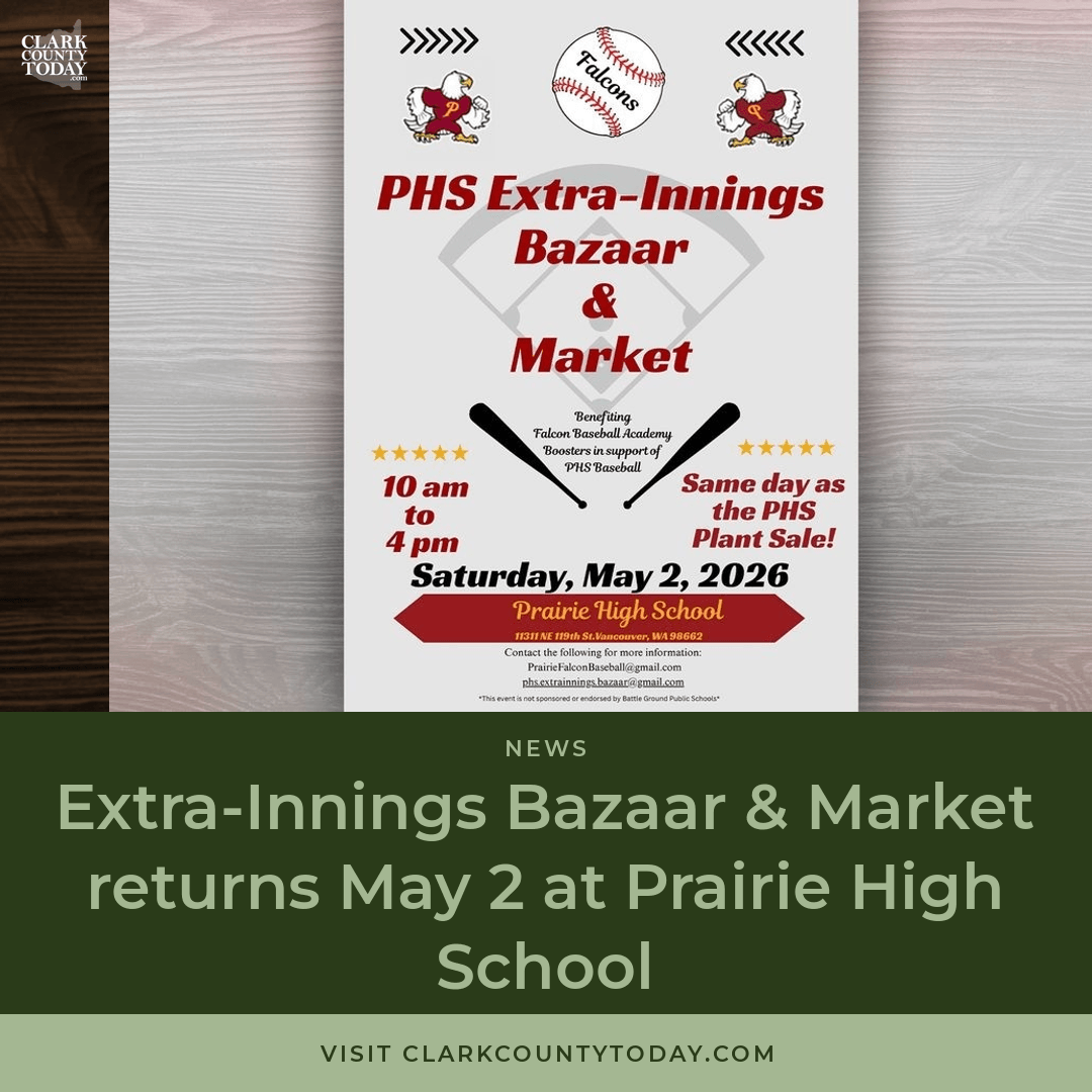 Prairie High School hosts inaugural Extra-Innings Bazaar May 2