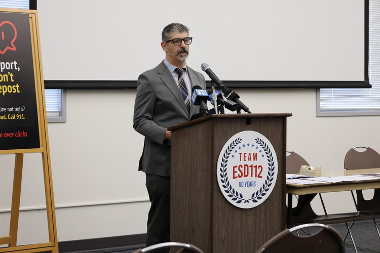 Camas School District Superintendent John Anzalone.