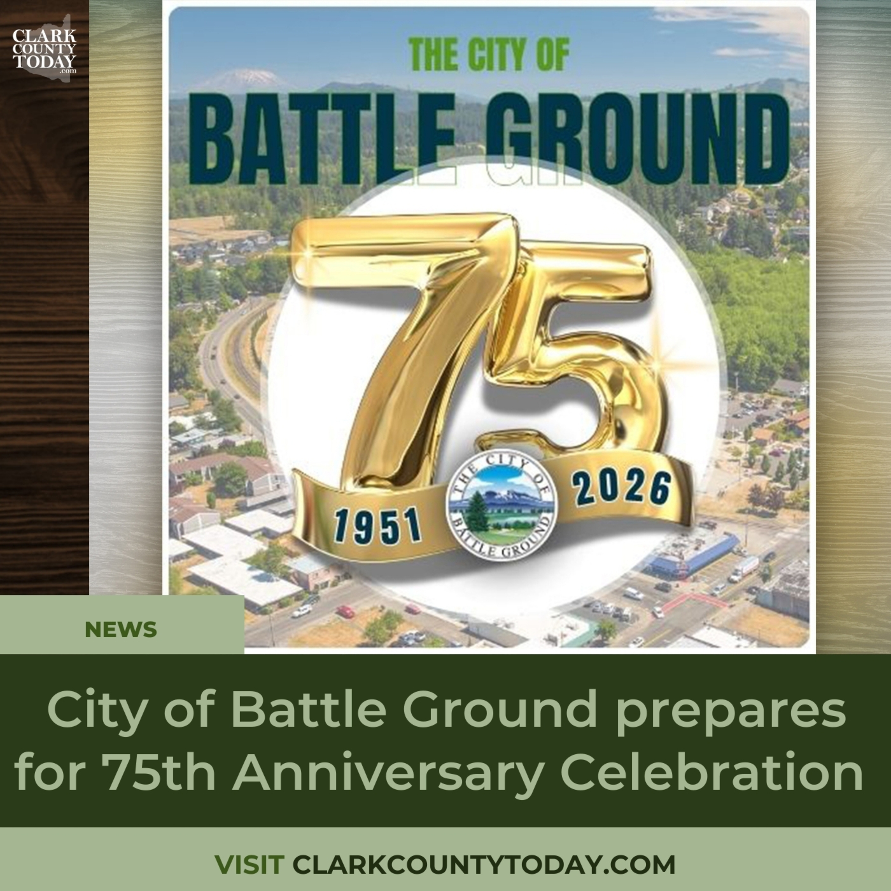 City of Battle Ground prepares for 75th Anniversary Celebration episode artwork