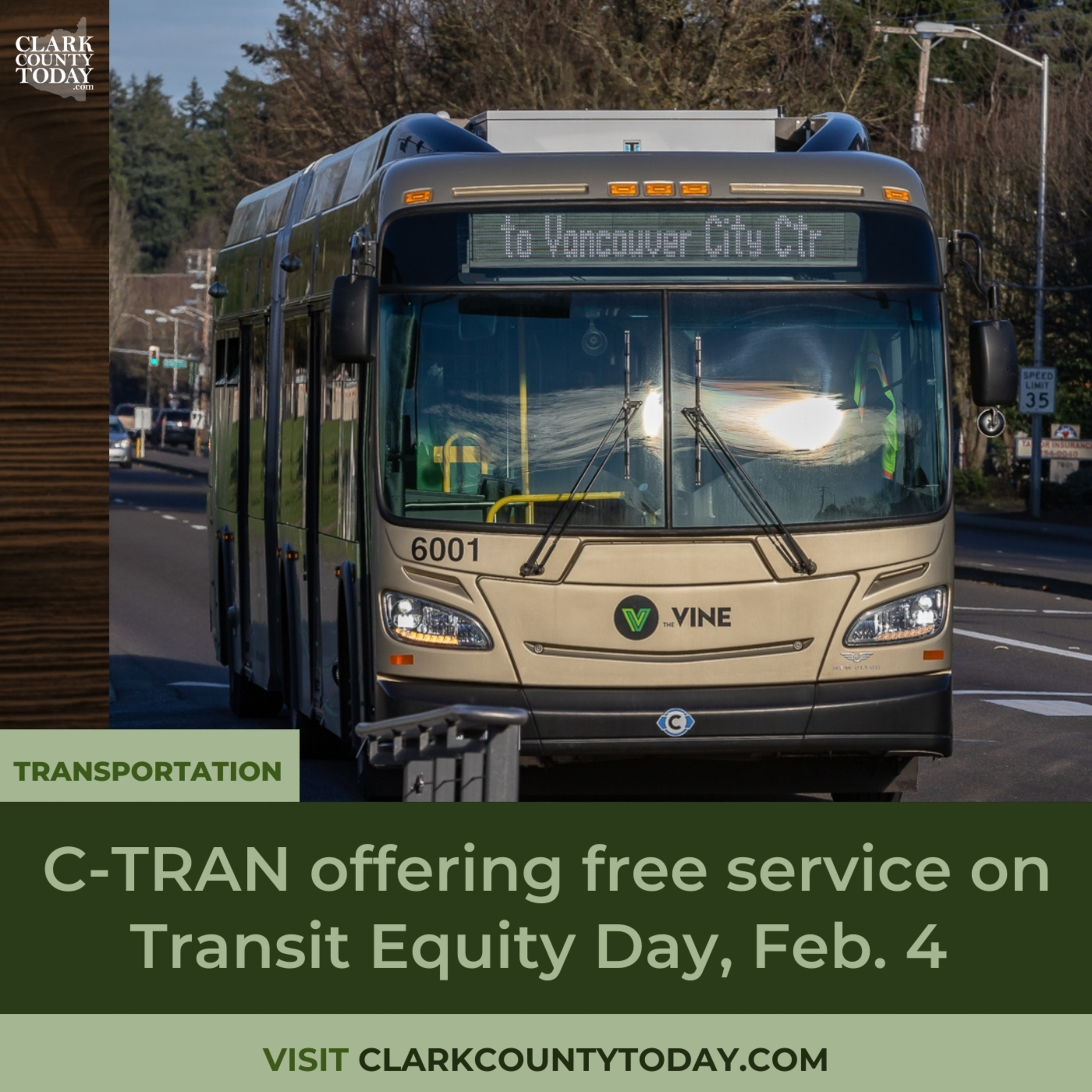 C-TRAN offering free service on Transit Equity Day, Feb. 4 episode artwork