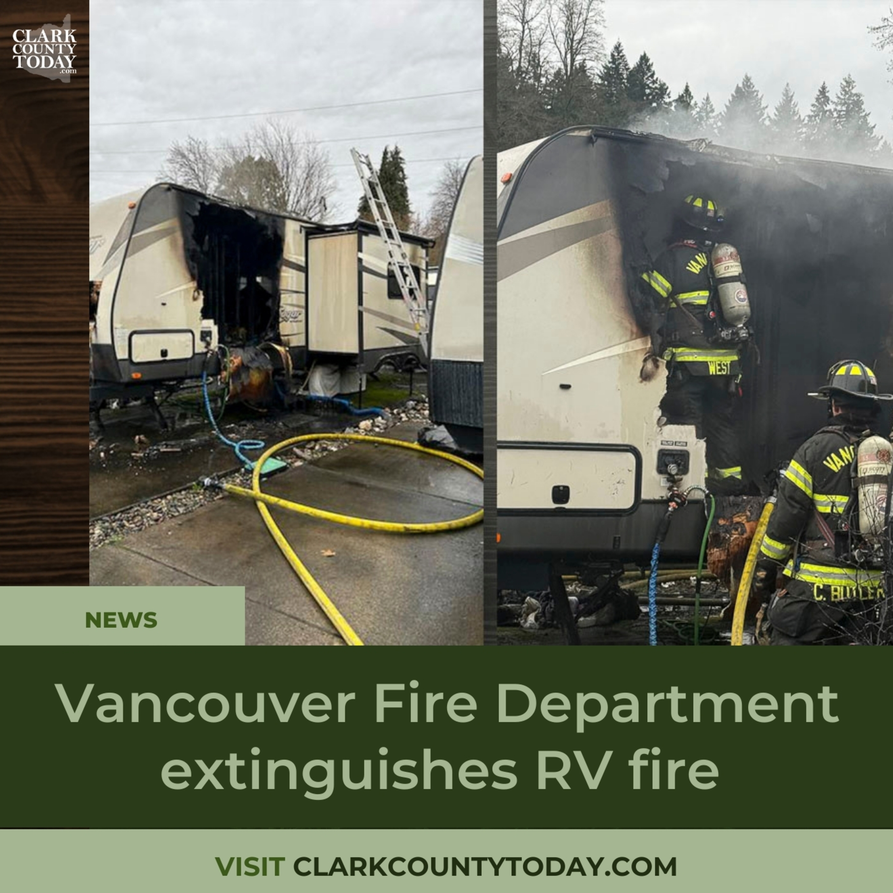 Vancouver Fire Department extinguishes RV fire episode artwork