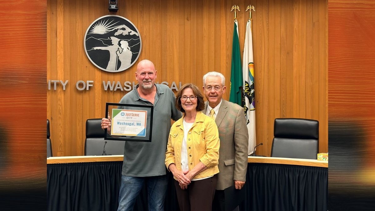Washougal recognized as a JustServe city, honoring residents who volunteer
