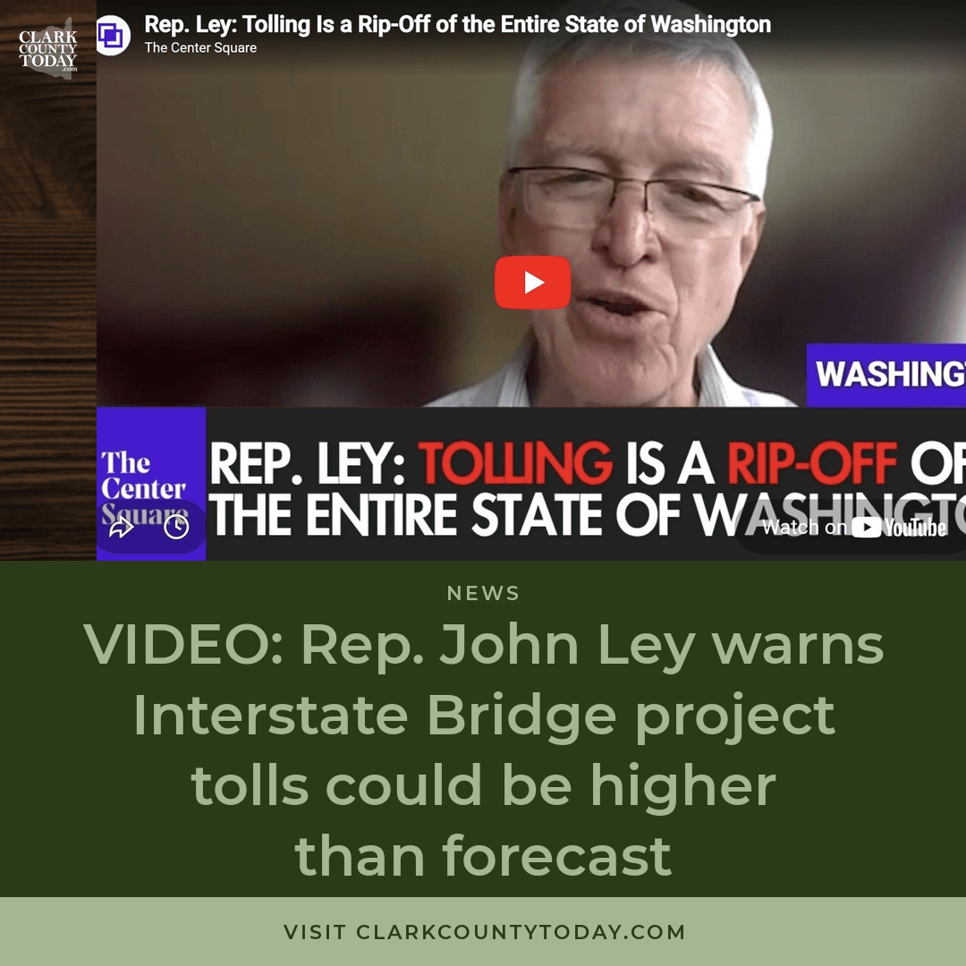 Rep. John Ley: IBR Tolls Could Hit $18 Per Trip