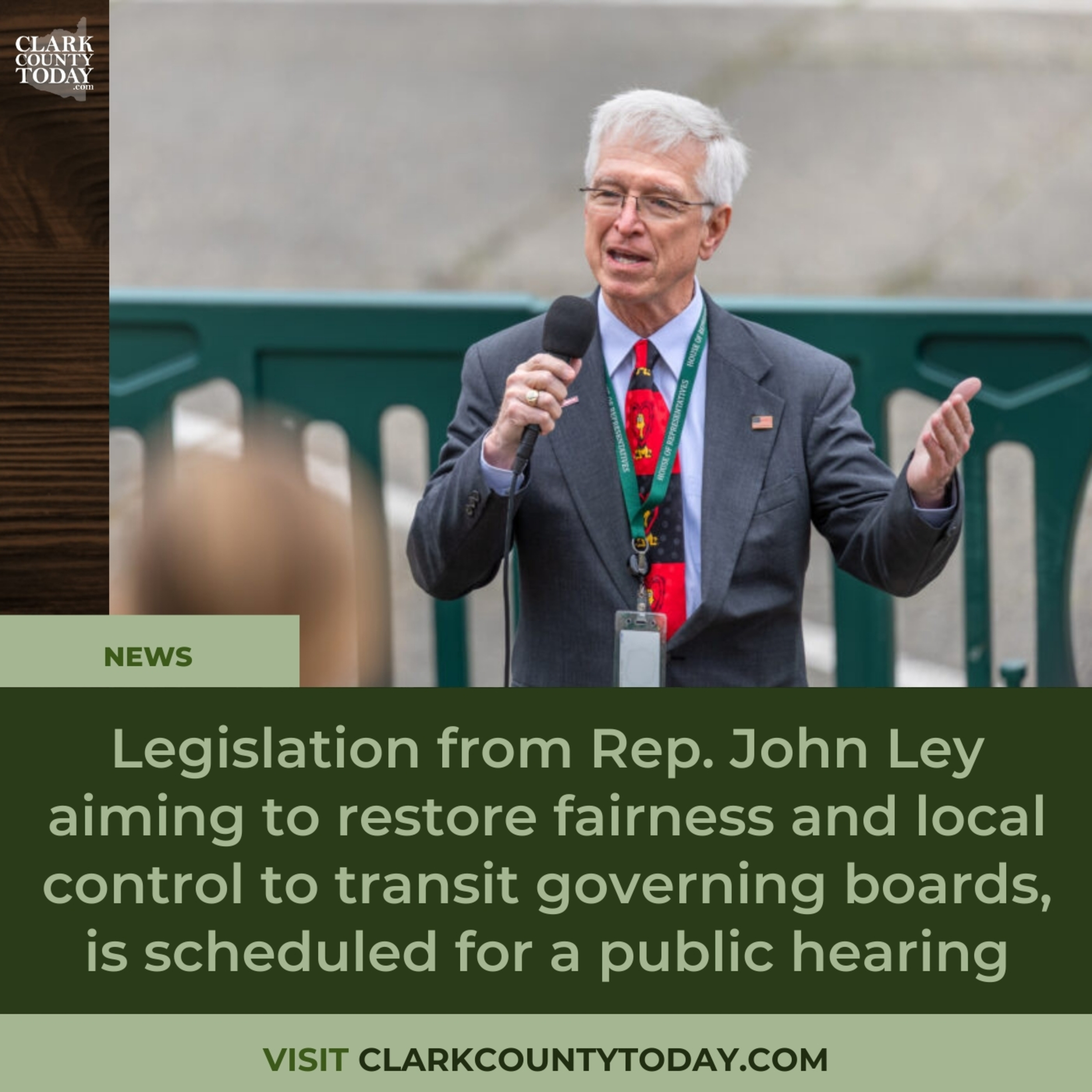 Legislation from Rep. John Ley aiming to restore fairness and local control to transit governing boards, is scheduled for a public hearing episode artwork
