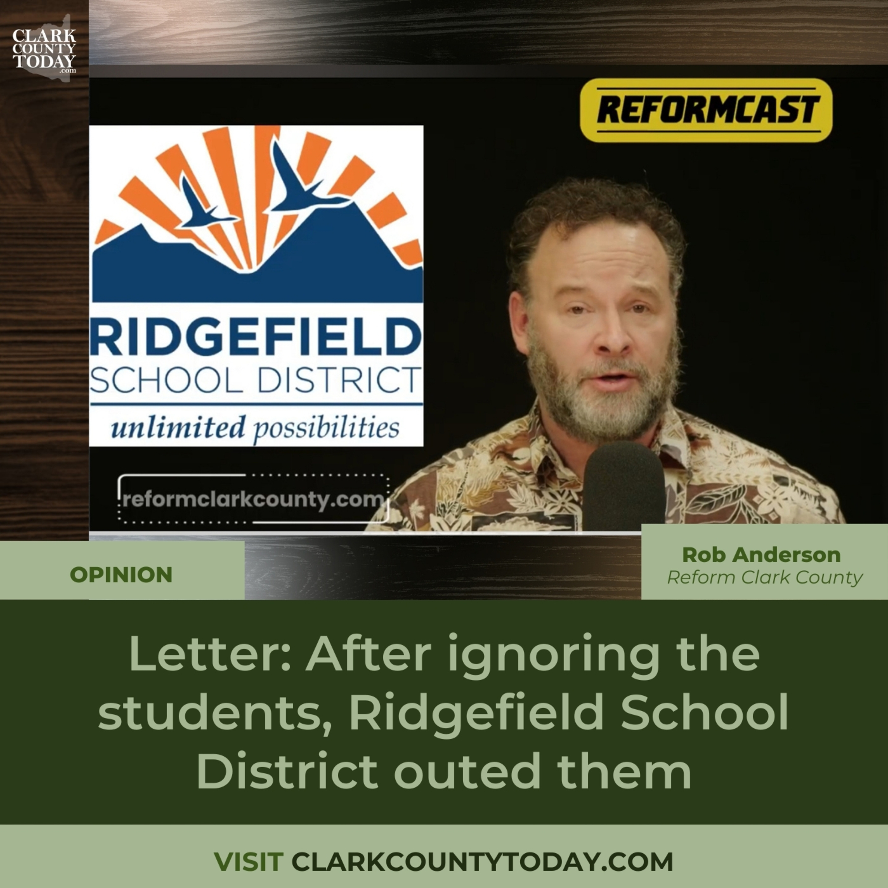 Letter: After ignoring the students, Ridgefield School District outed them episode artwork