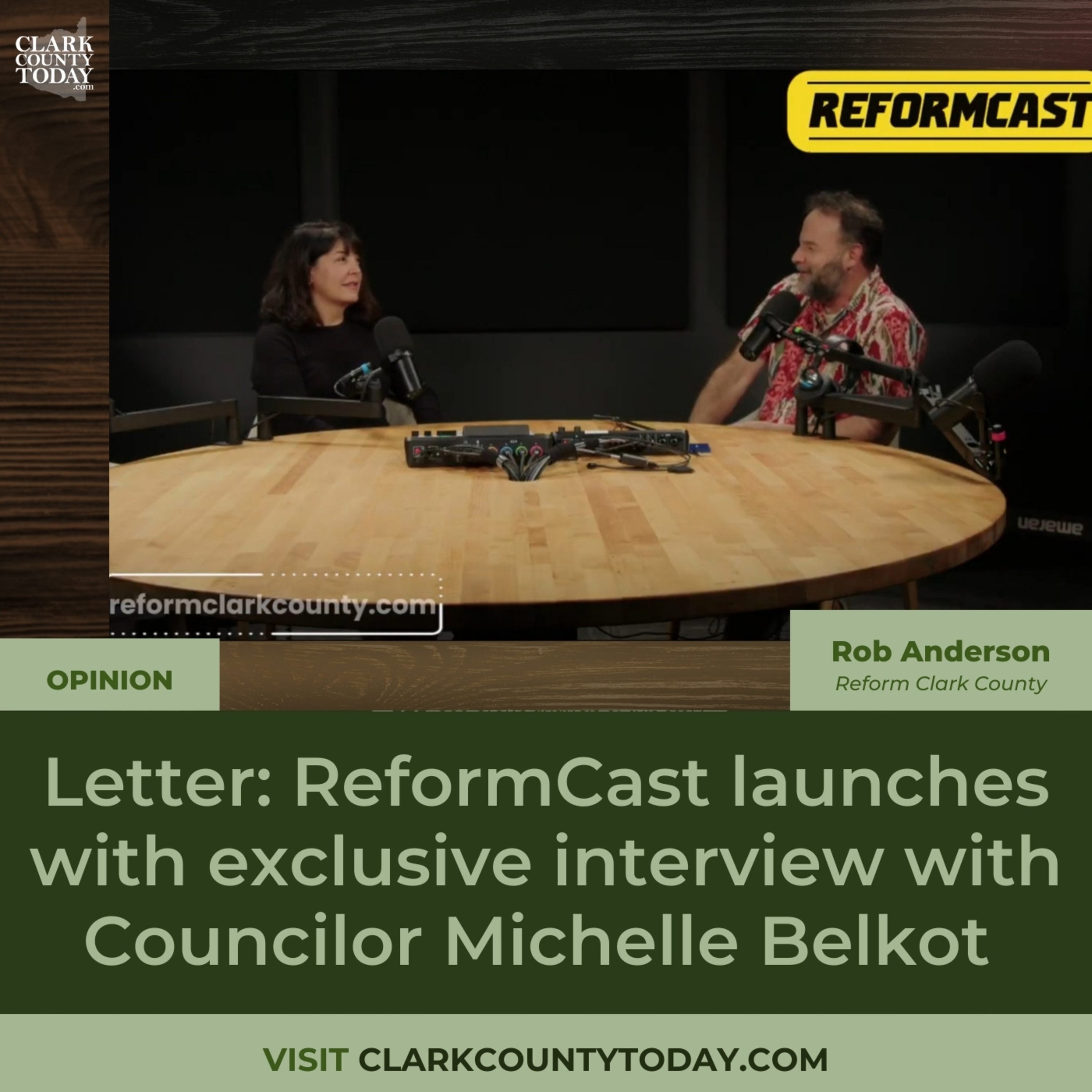 Letter: ReformCast launches with exclusive interview with Councilor Michelle Belkot episode artwork