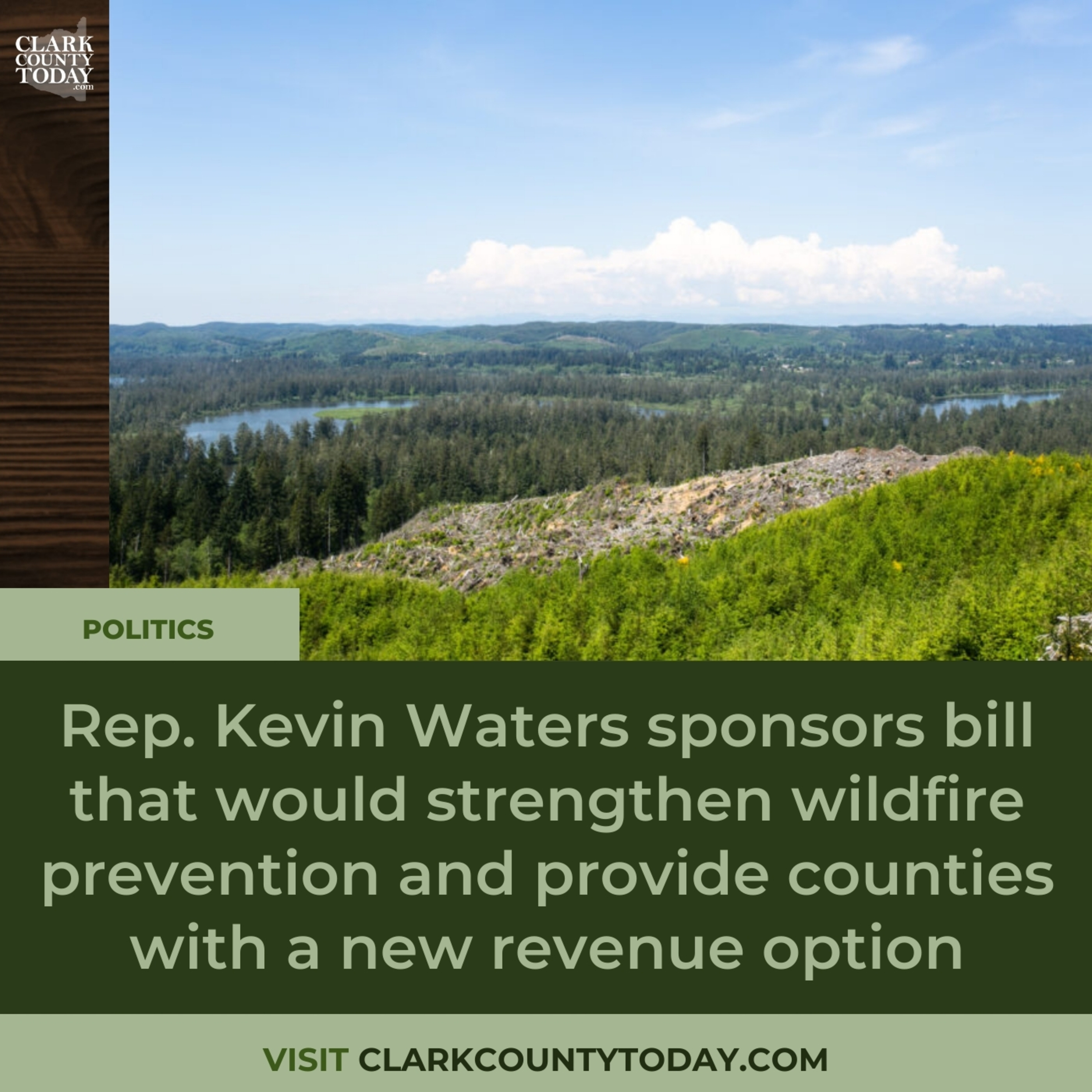 Rep. Kevin Waters sponsors bill that would strengthen wildfire prevention and provide counties with a new revenue option episode artwork