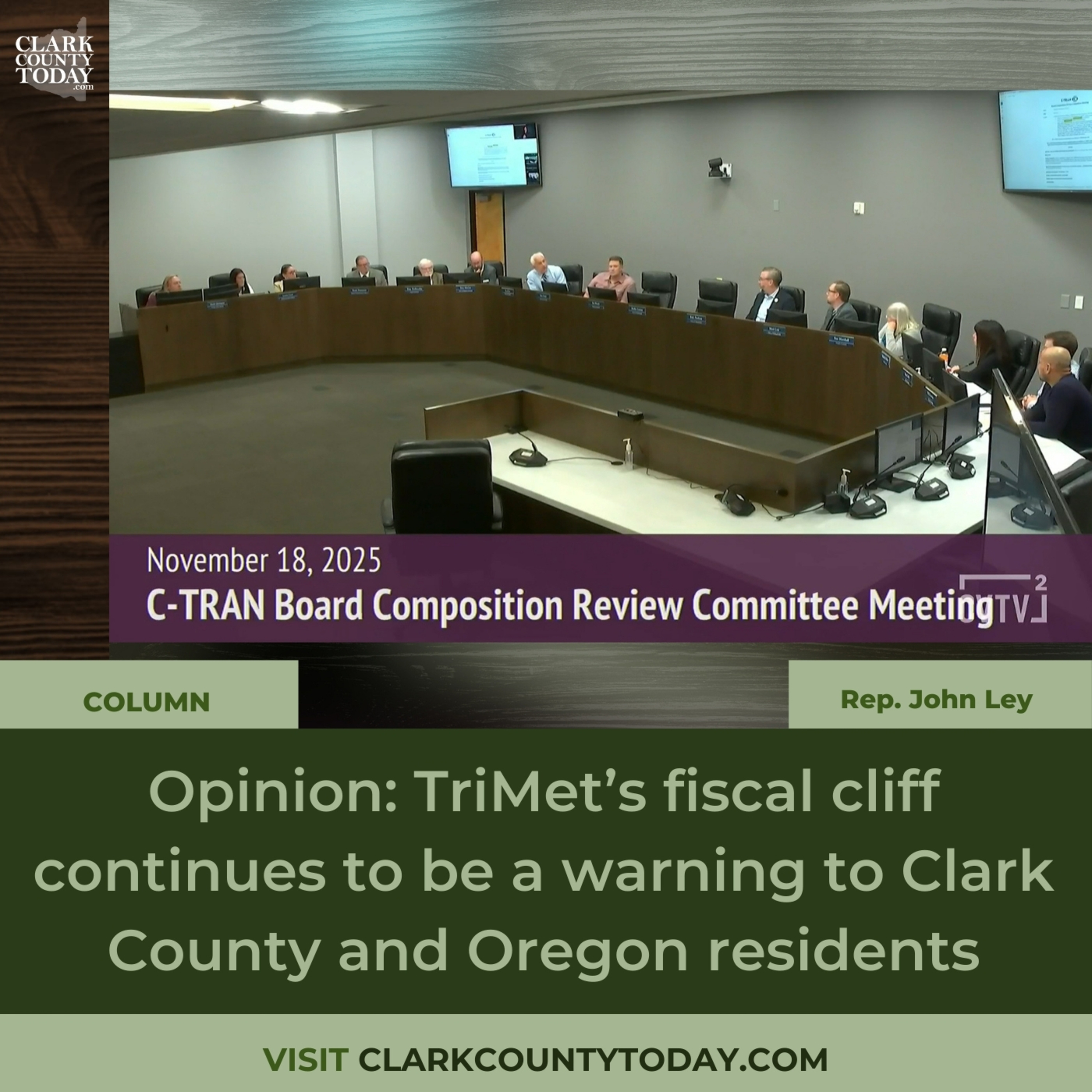 Opinion: TriMet’s fiscal cliff continues to be a warning to Clark County and Oregon residents