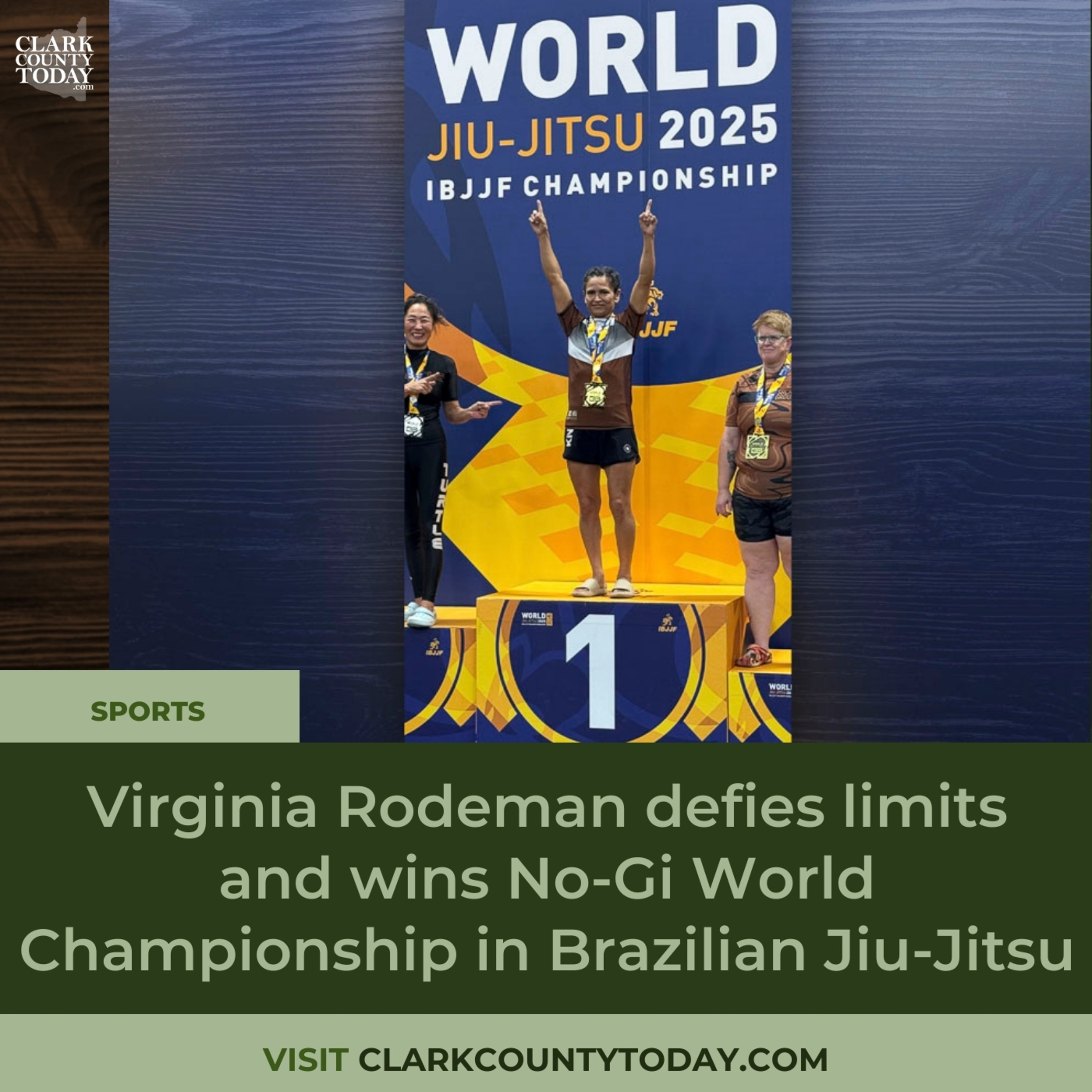 Virginia Rodeman defies limits and wins No-Gi World Championship in Brazilian Jiu-Jitsu episode artwork
