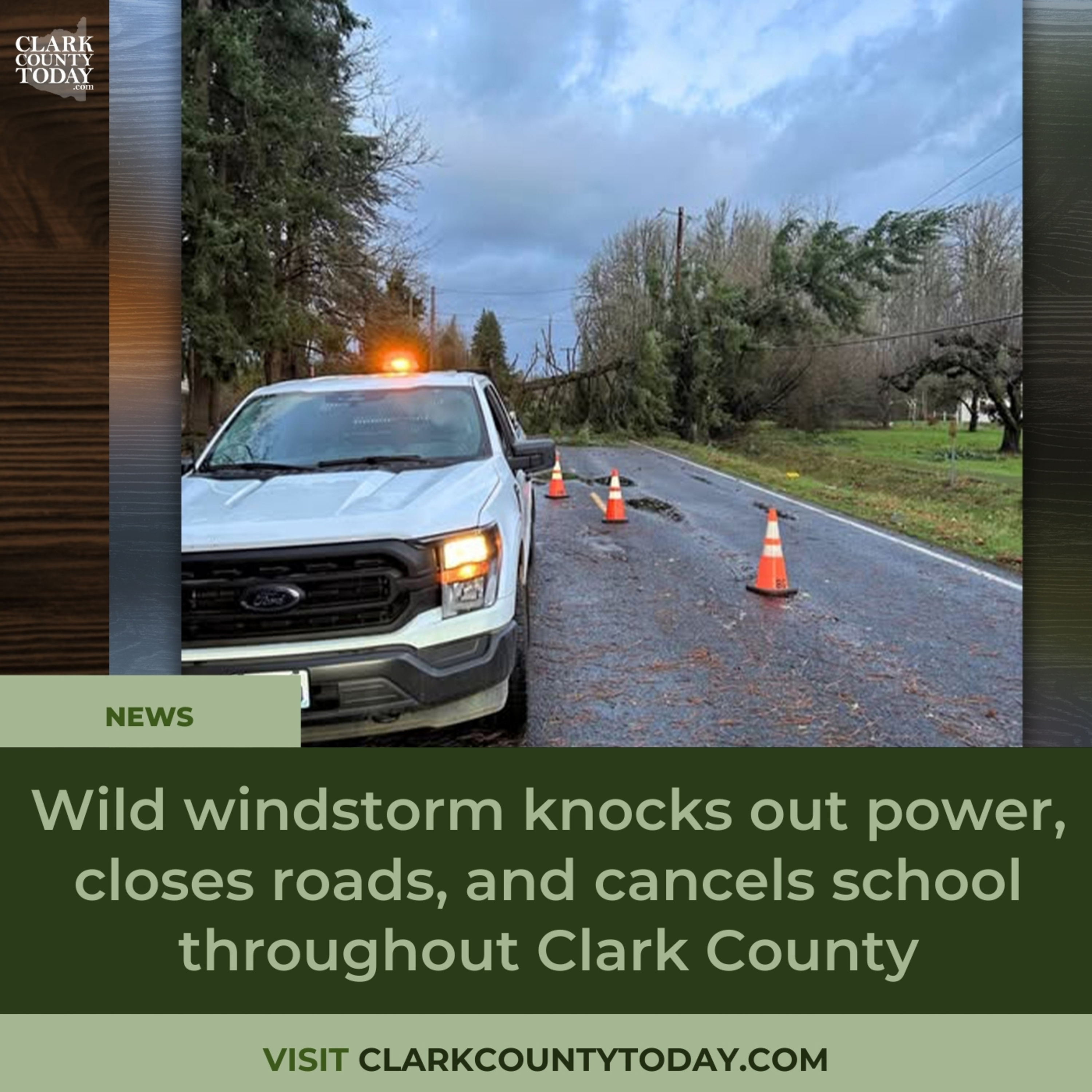 Wild windstorm knocks out power, closes roads, and cancels school throughout Clark County episode artwork