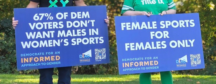 Organizers of Wednesday's Support Our Girls rally say there are plenty of progressives who believe in fair play in girls sports.