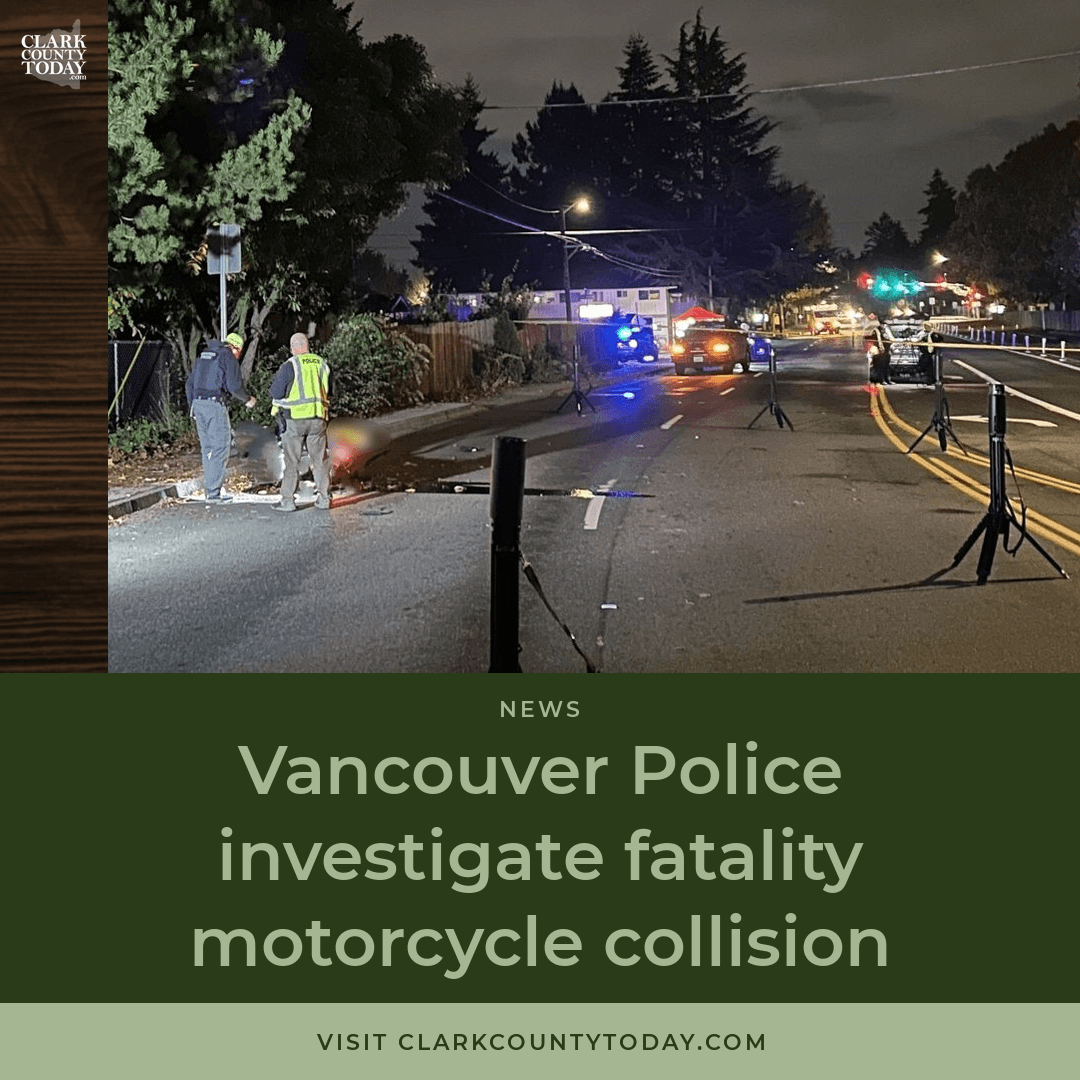 Audio artwork for “Vancouver Police investigate fatality motorcycle collision”