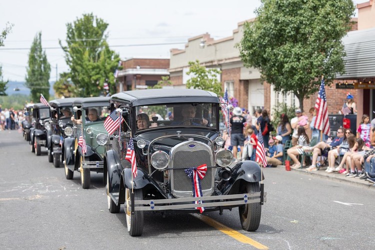 The Ridgefield Fourth of July Celebration includes a morning fun run, the annual Fourth of July parade at 11 a.m., live entertainment, children’s activities, food vendors, arts and crafts booths, games and family activities throughout downtown. File photo