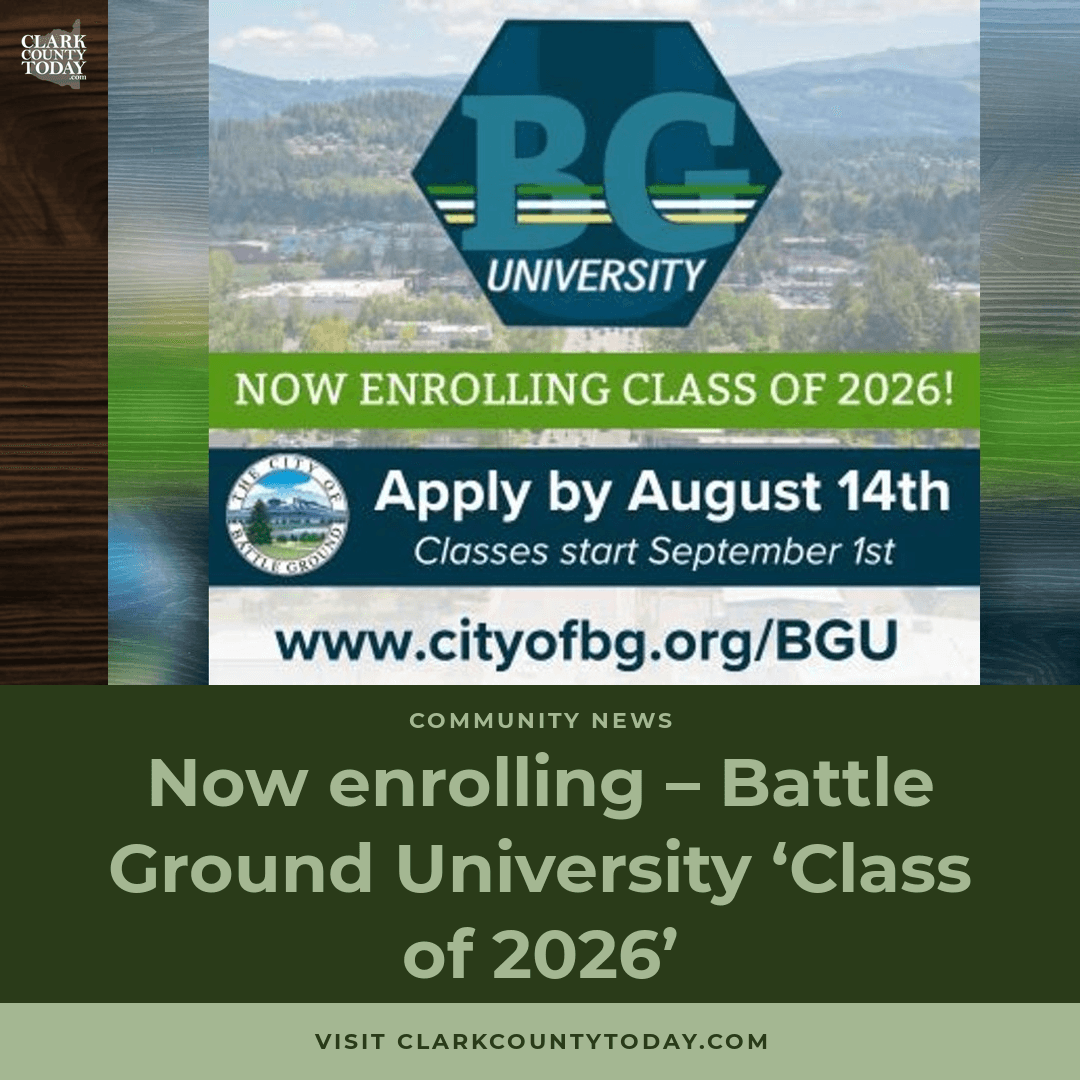Battle Ground University Opens Enrollment for 2026 Class