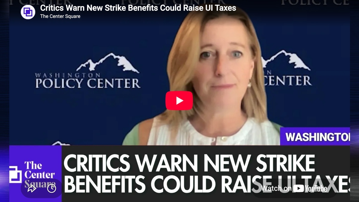 VIDEO: Striking workers add to deficit risk for Washington jobless fund