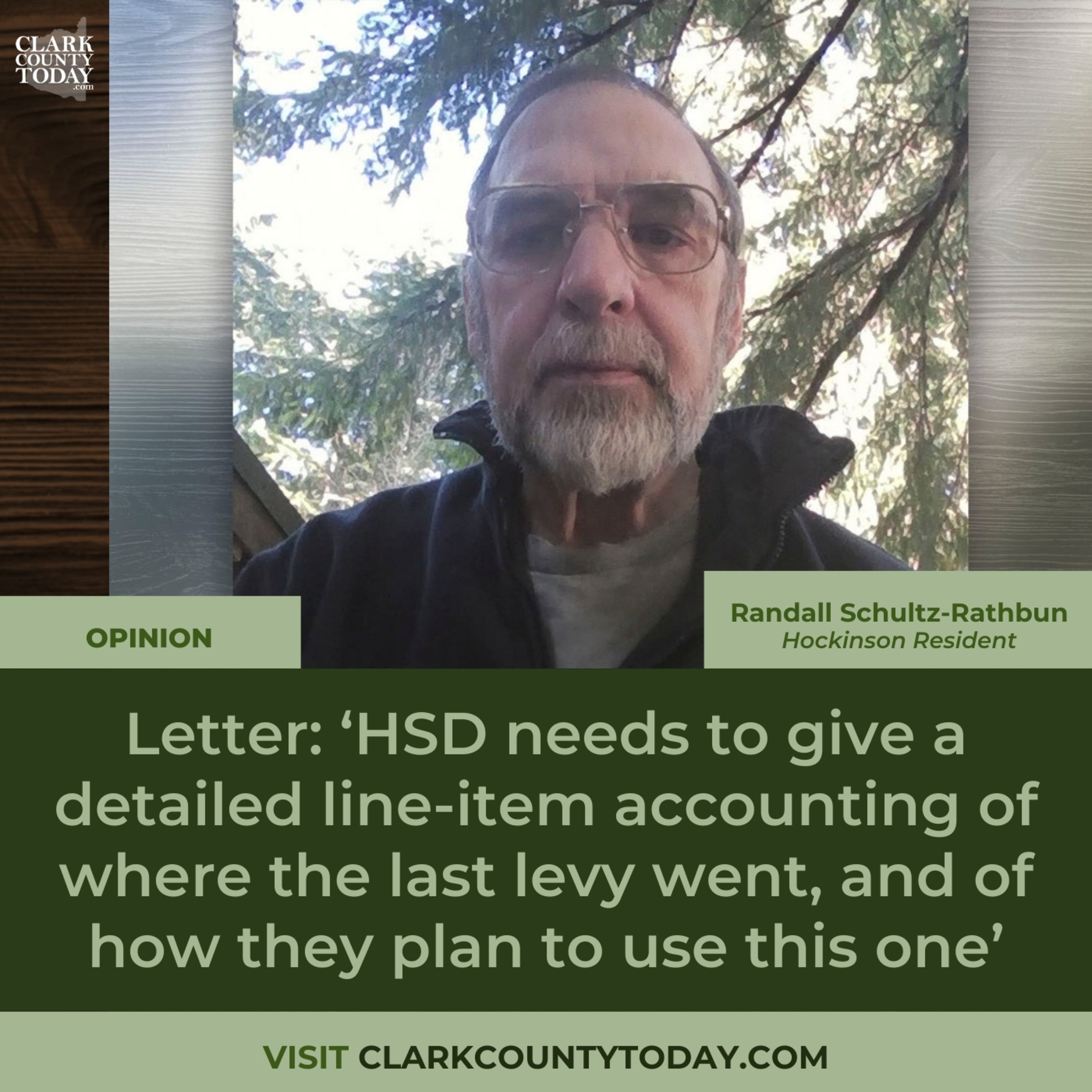 Letter: ‘HSD needs to give a detailed line-item accounting of where the last levy went, and of how they plan to use this one’ episode artwork