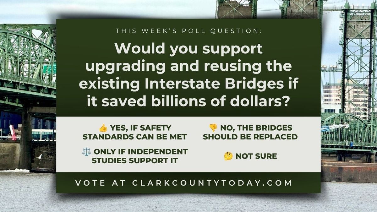 POLL: Would you support upgrading and reusing the existing Interstate Bridges if it saved billions of dollars?