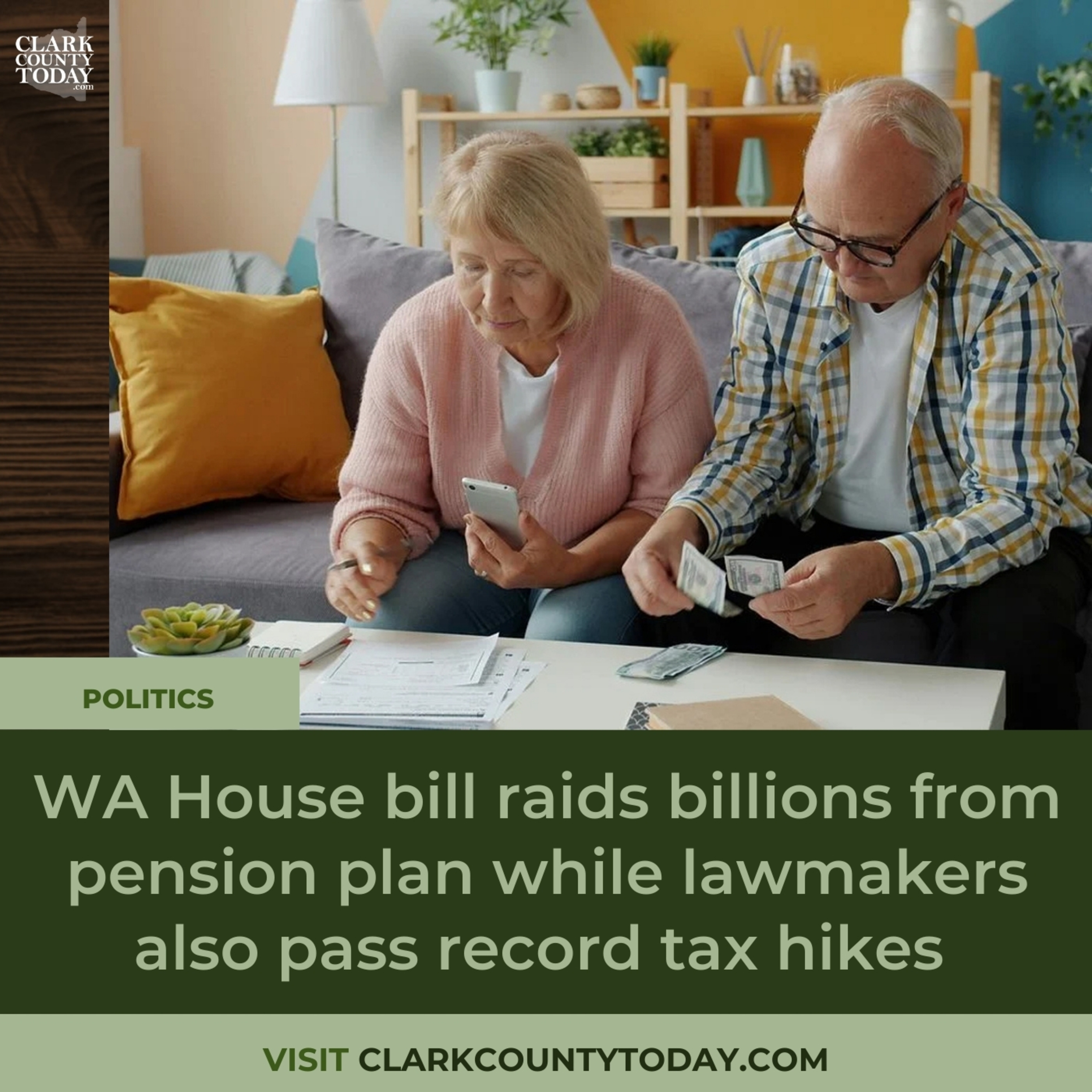 WA House bill raids billions from pension plan while lawmakers also pass record tax hikes episode artwork