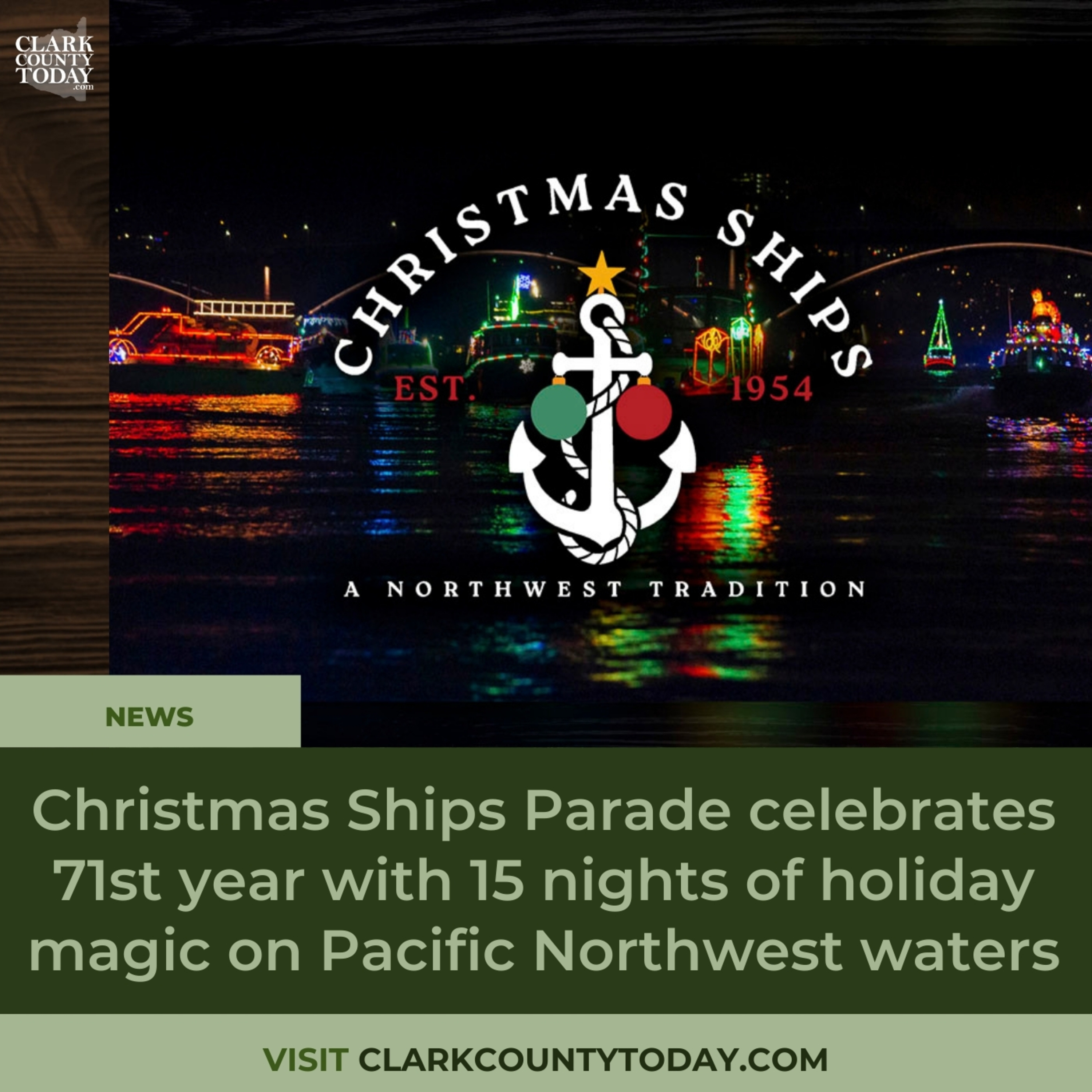 Christmas Ships Parade celebrates 71st year with 15 nights of holiday magic on Pacific Northwest waters